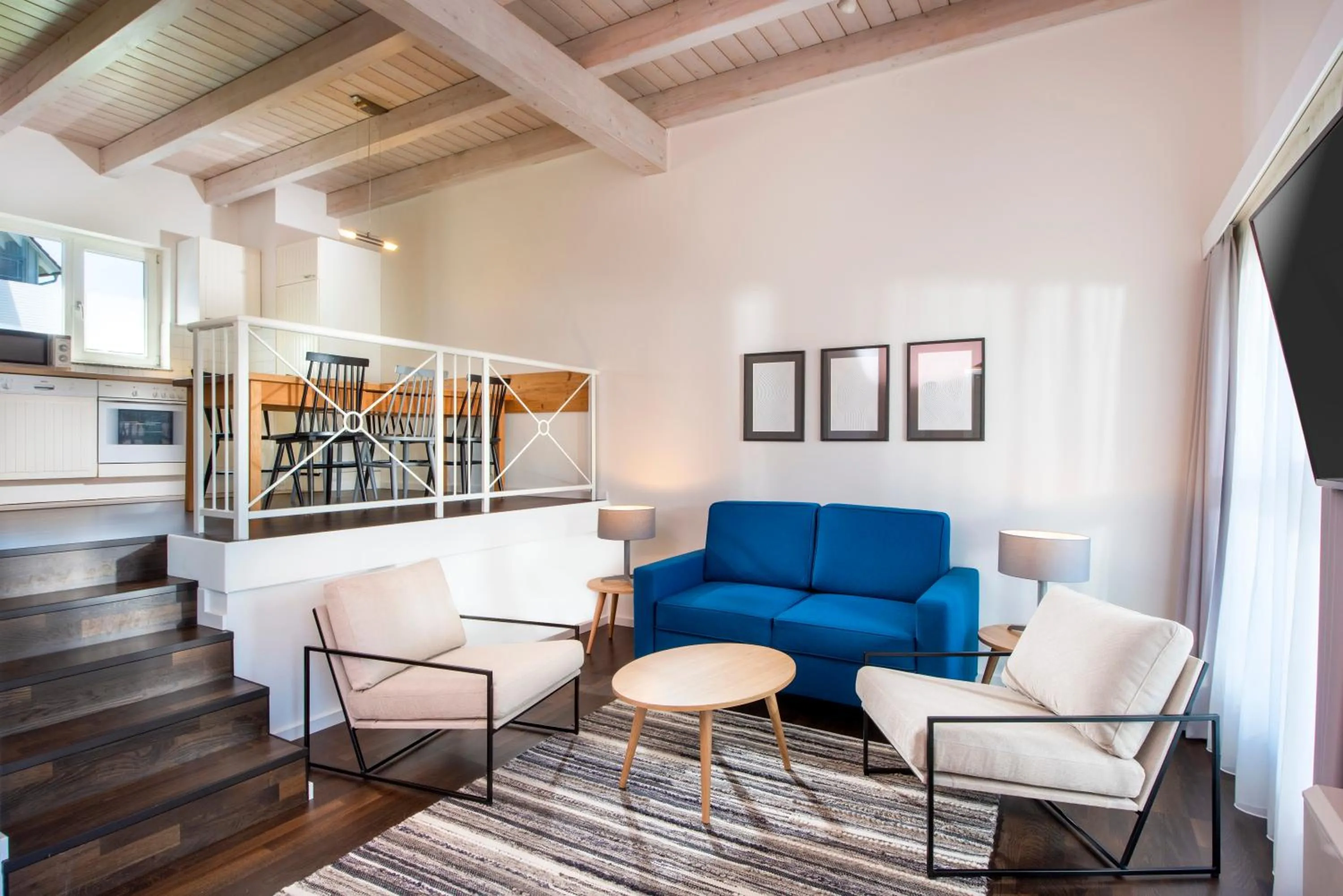 Living room in Precise Resort Marina Wolfsbruch - Familienapartments