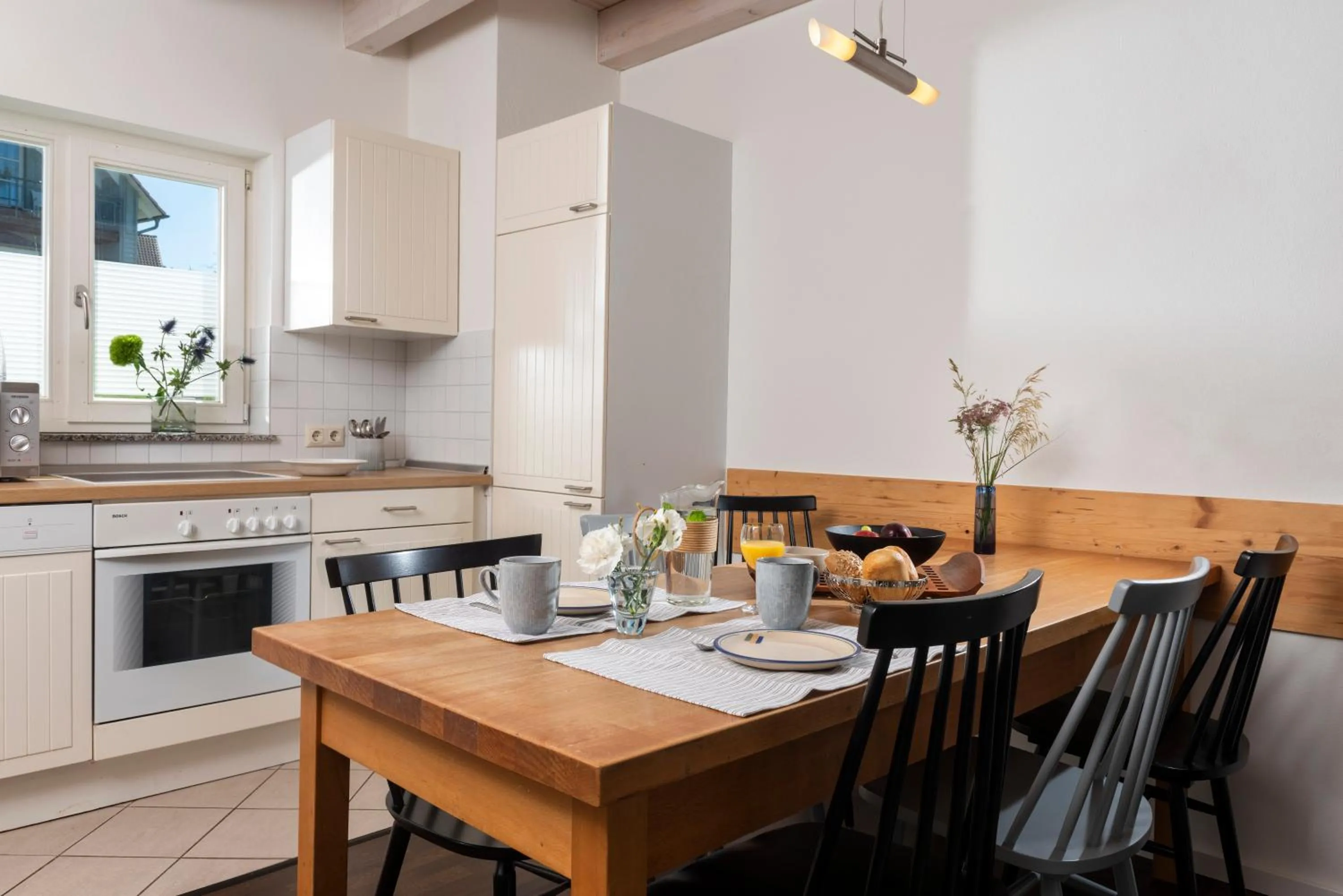 Kitchen or kitchenette in Precise Resort Marina Wolfsbruch - Familienapartments