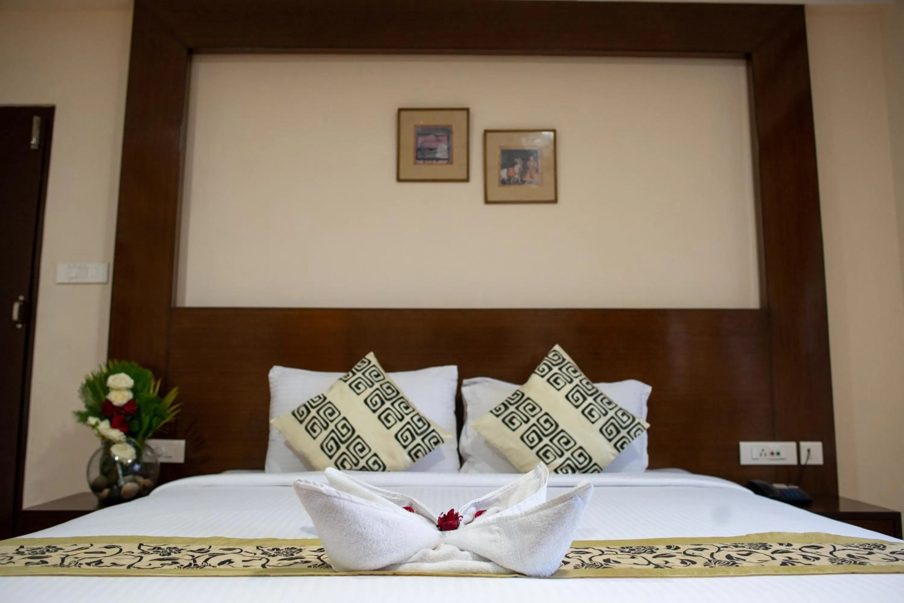 Bed in Polo Tura Hotel