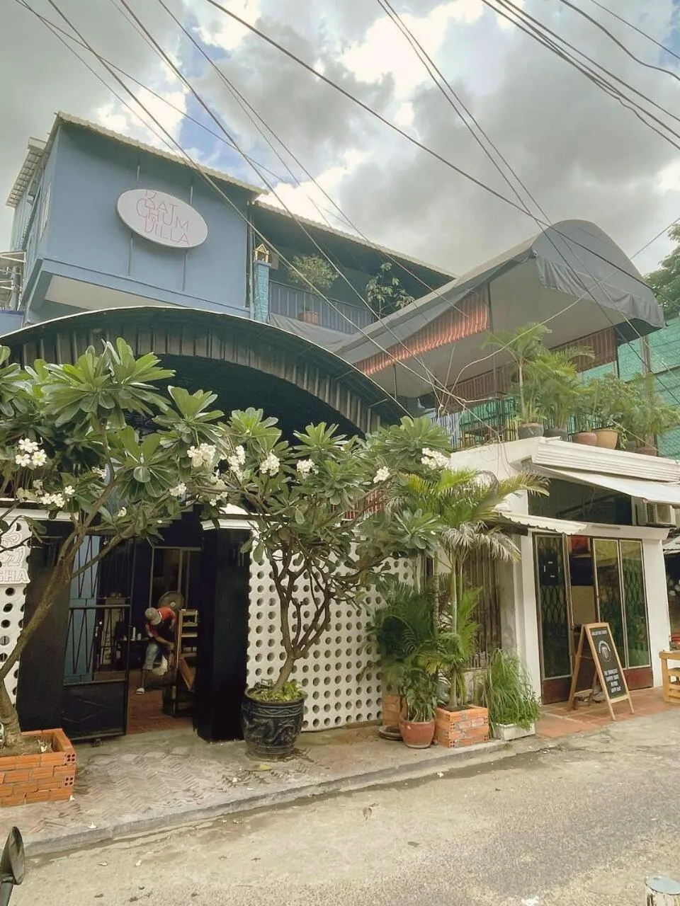 Facade/entrance in Bat Chum Villa