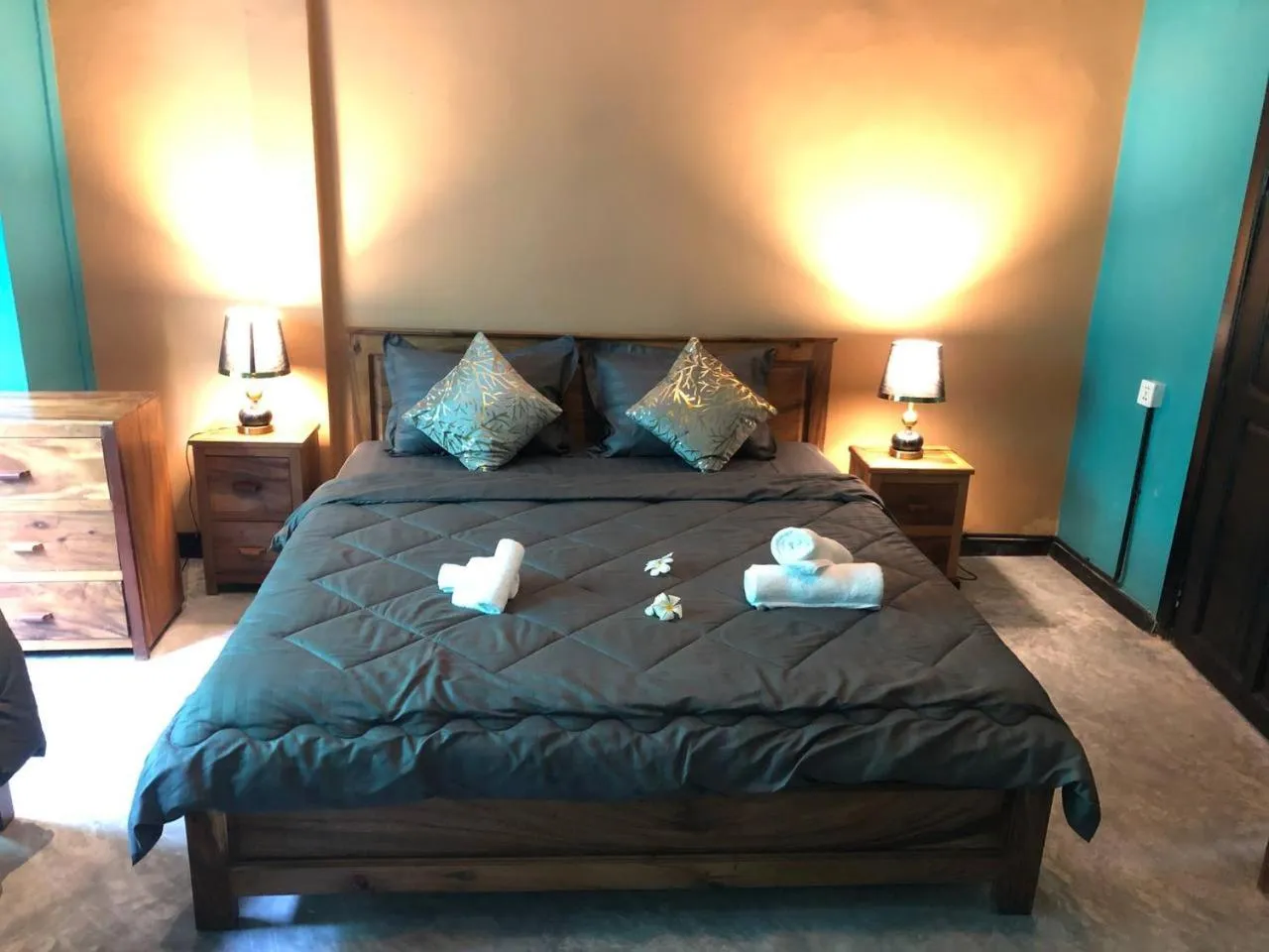 Bed in Bat Chum Villa