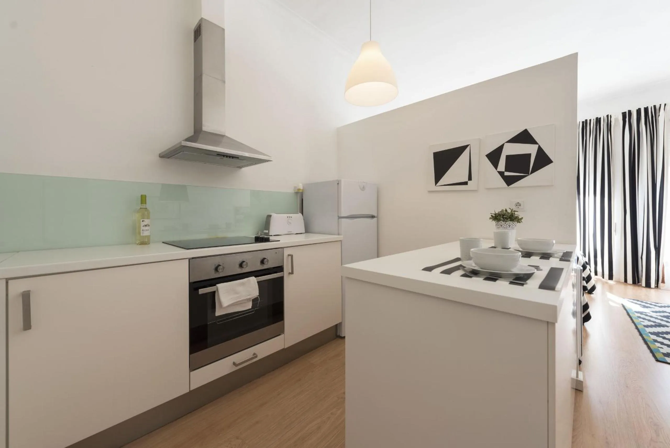 Kitchen or kitchenette in BmyGuest - Santa Catarina's Loft