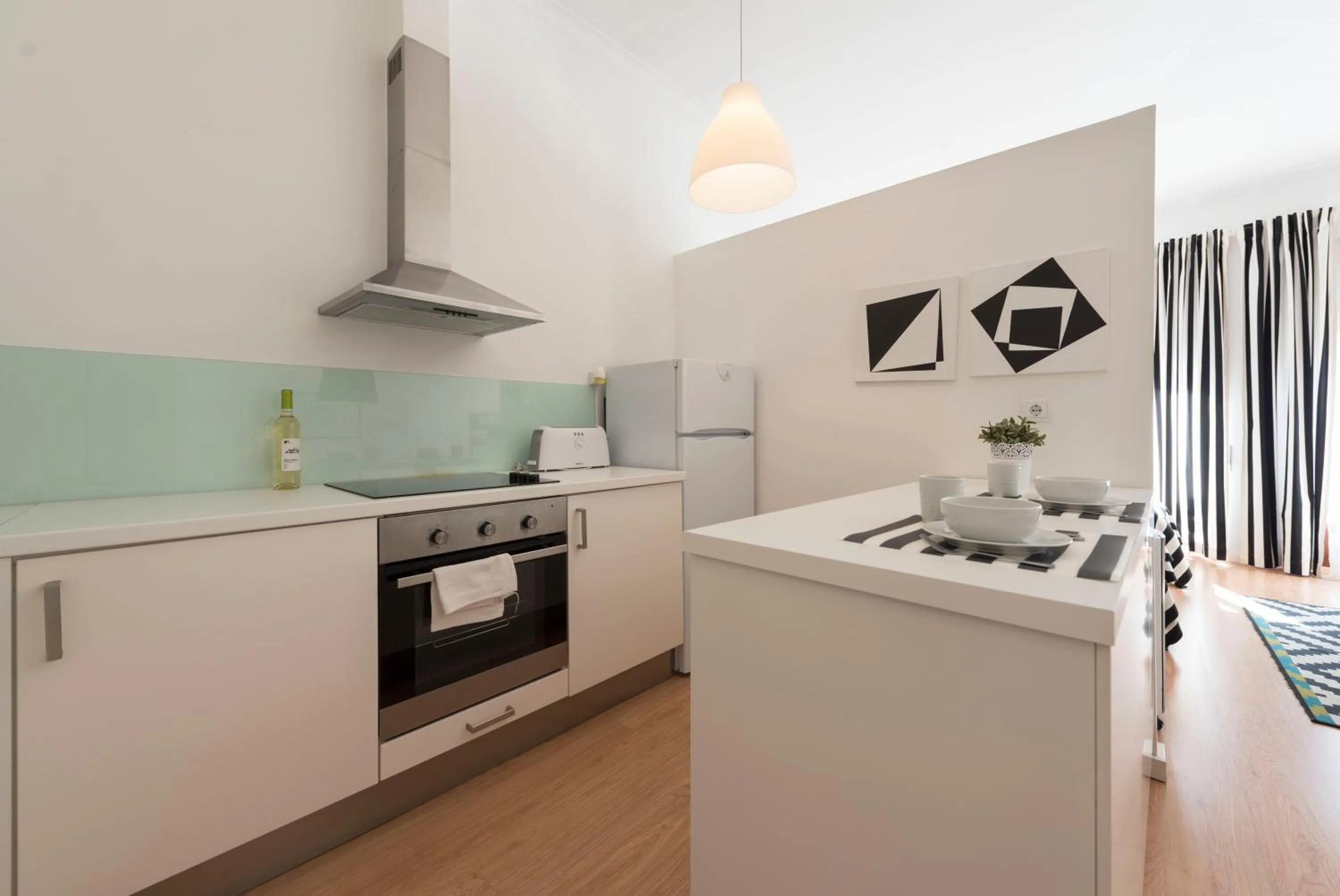 Kitchen or kitchenette in BmyGuest - Santa Catarina's Loft