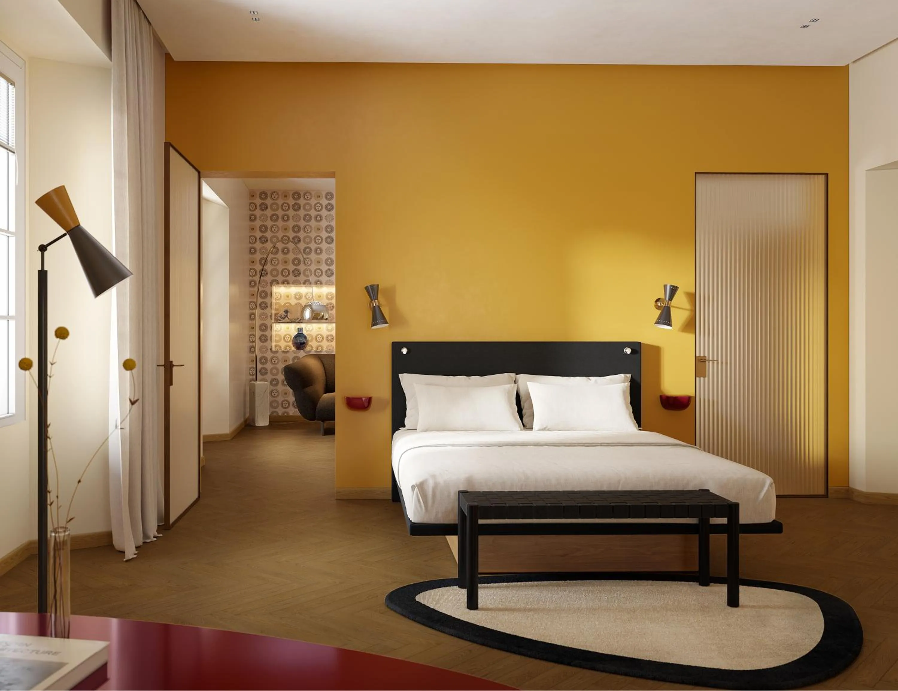 Bedroom, Bed in DOMYA - Manzoni 25