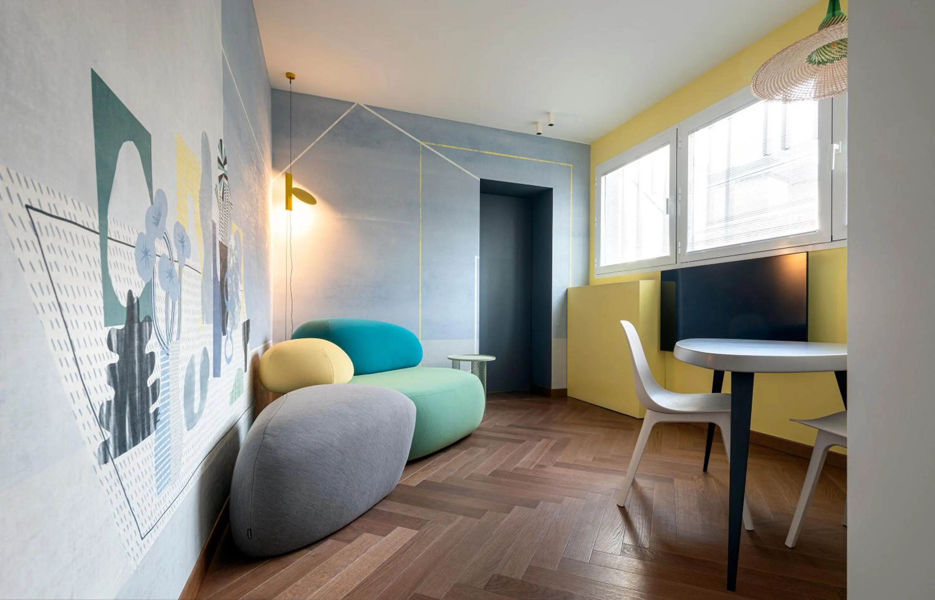 Living room in DOMYA - Manzoni 25