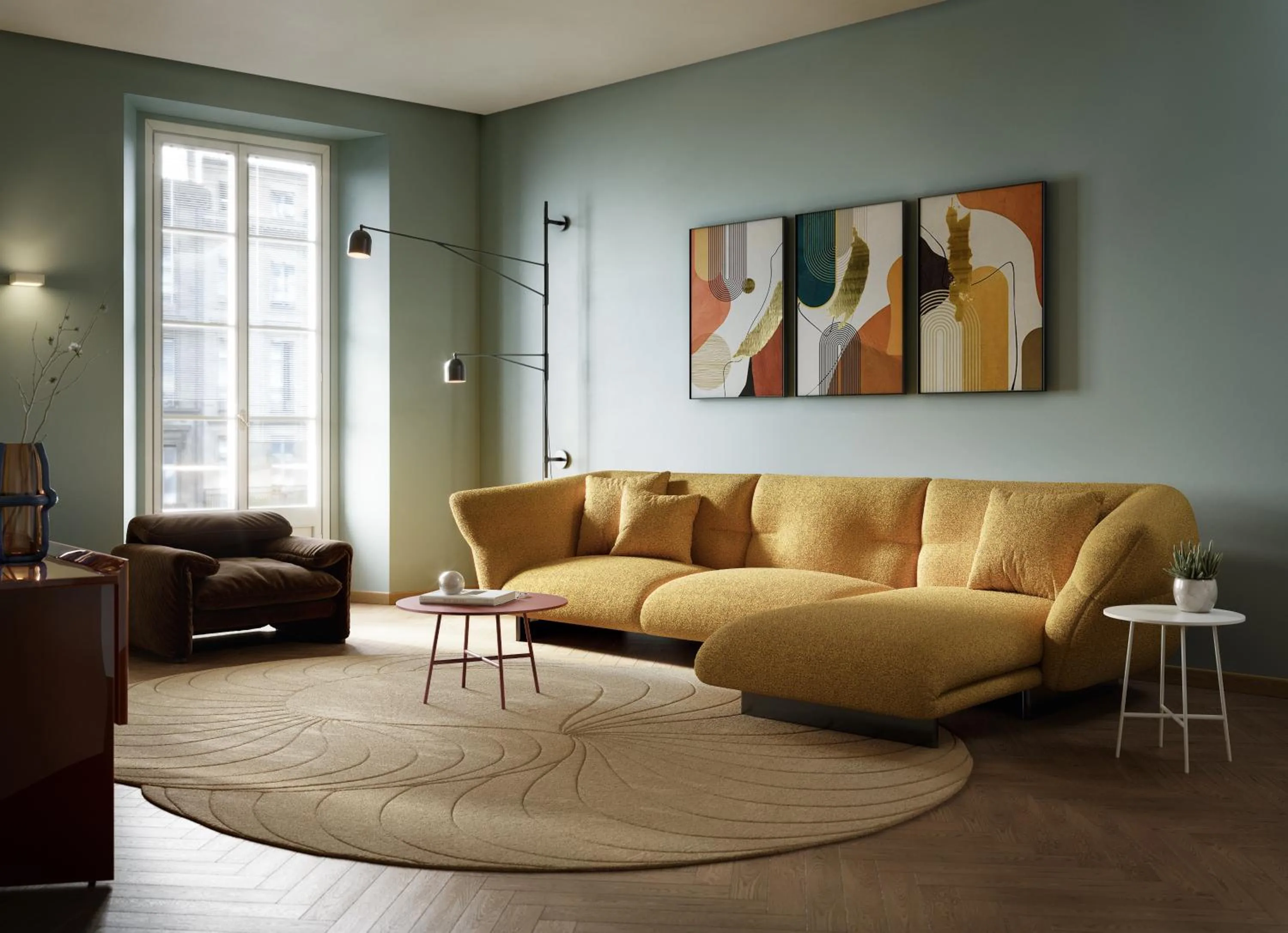 Living room in DOMYA - Manzoni 25