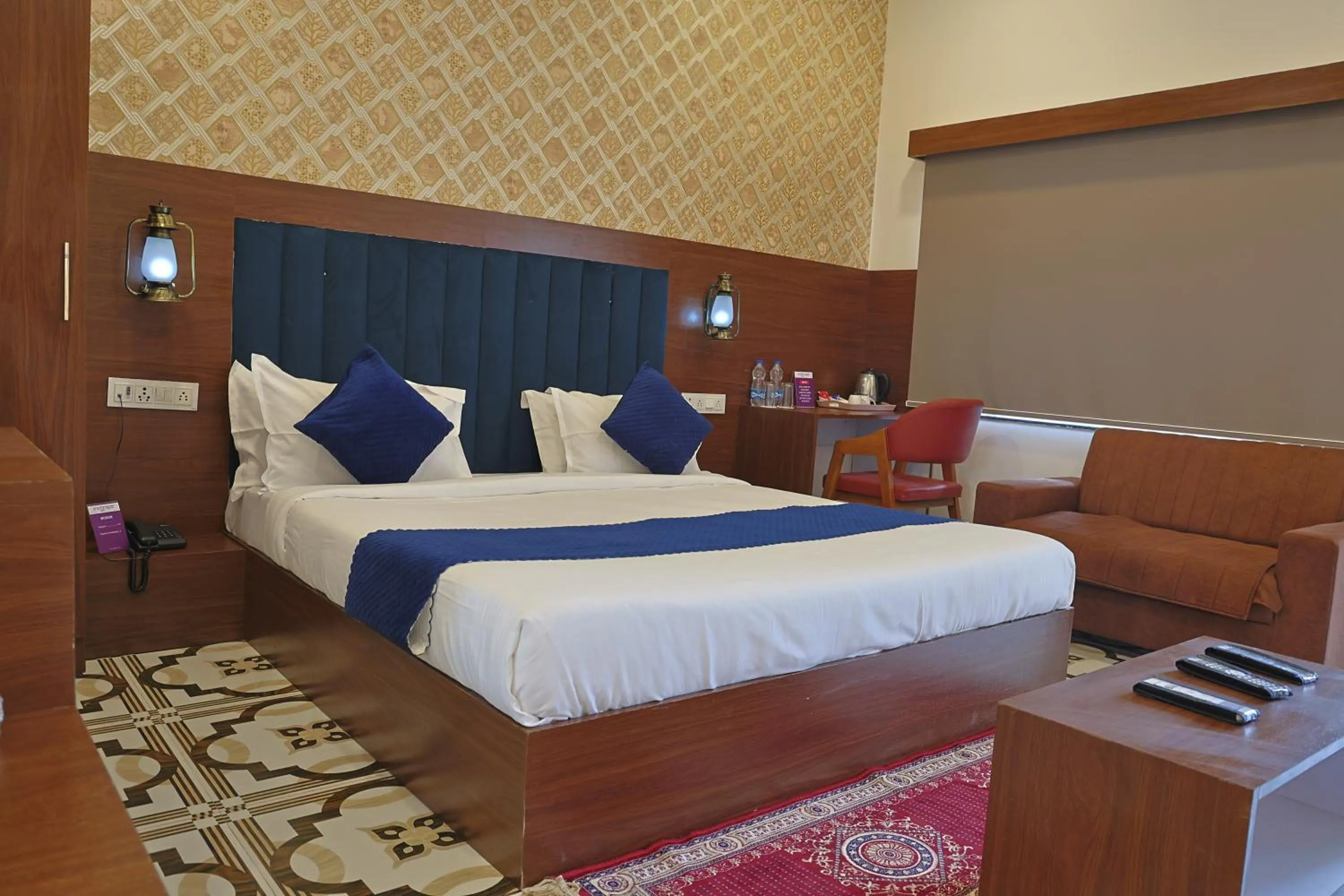 View (from property/room), Bed in VITS Select Diamond Resort Sasan Gir