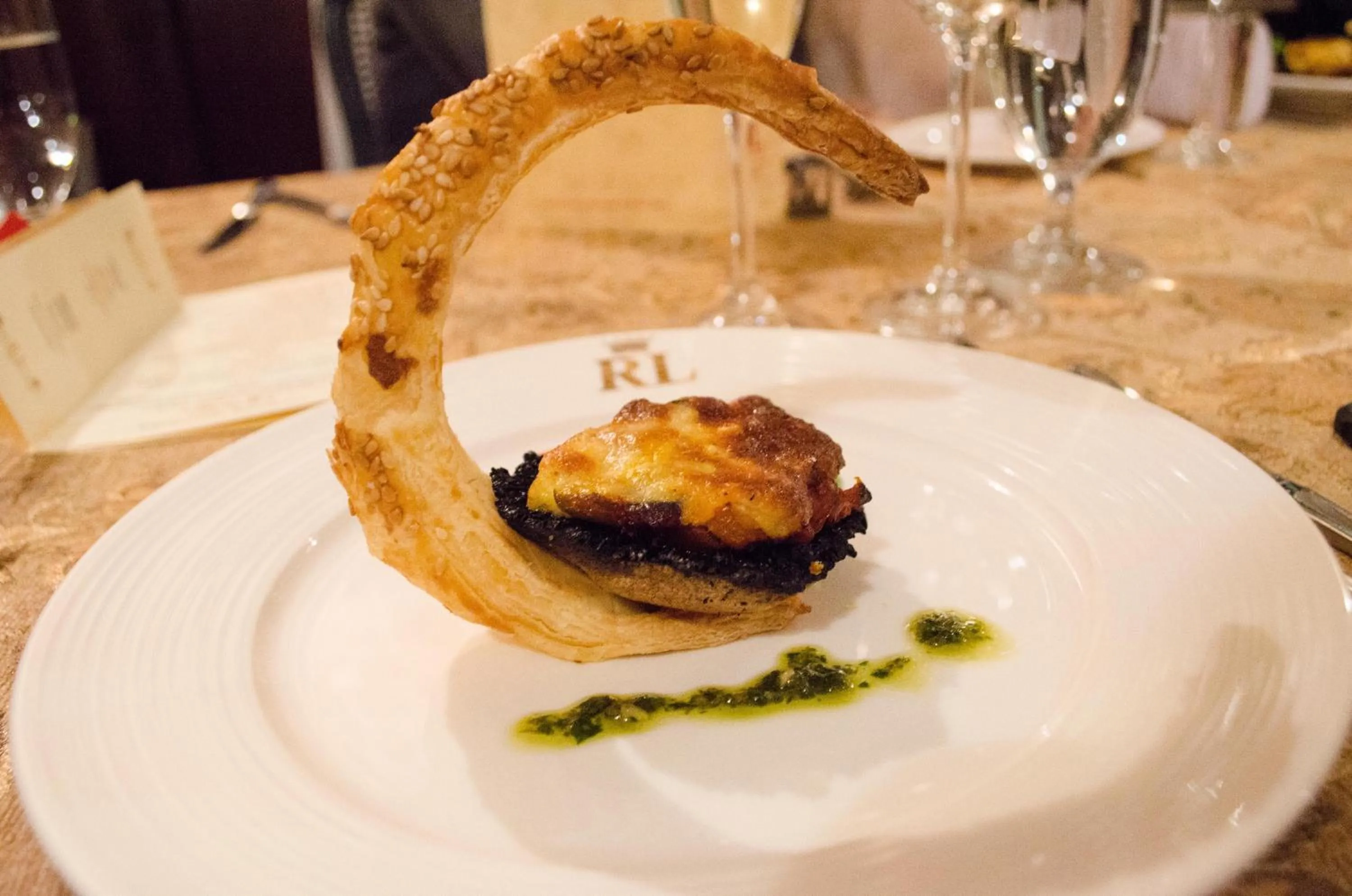 Food close-up in Rubezahl-Marienbad Luxury Historical Castle Hotel & Golf-Castle Hotel Collection