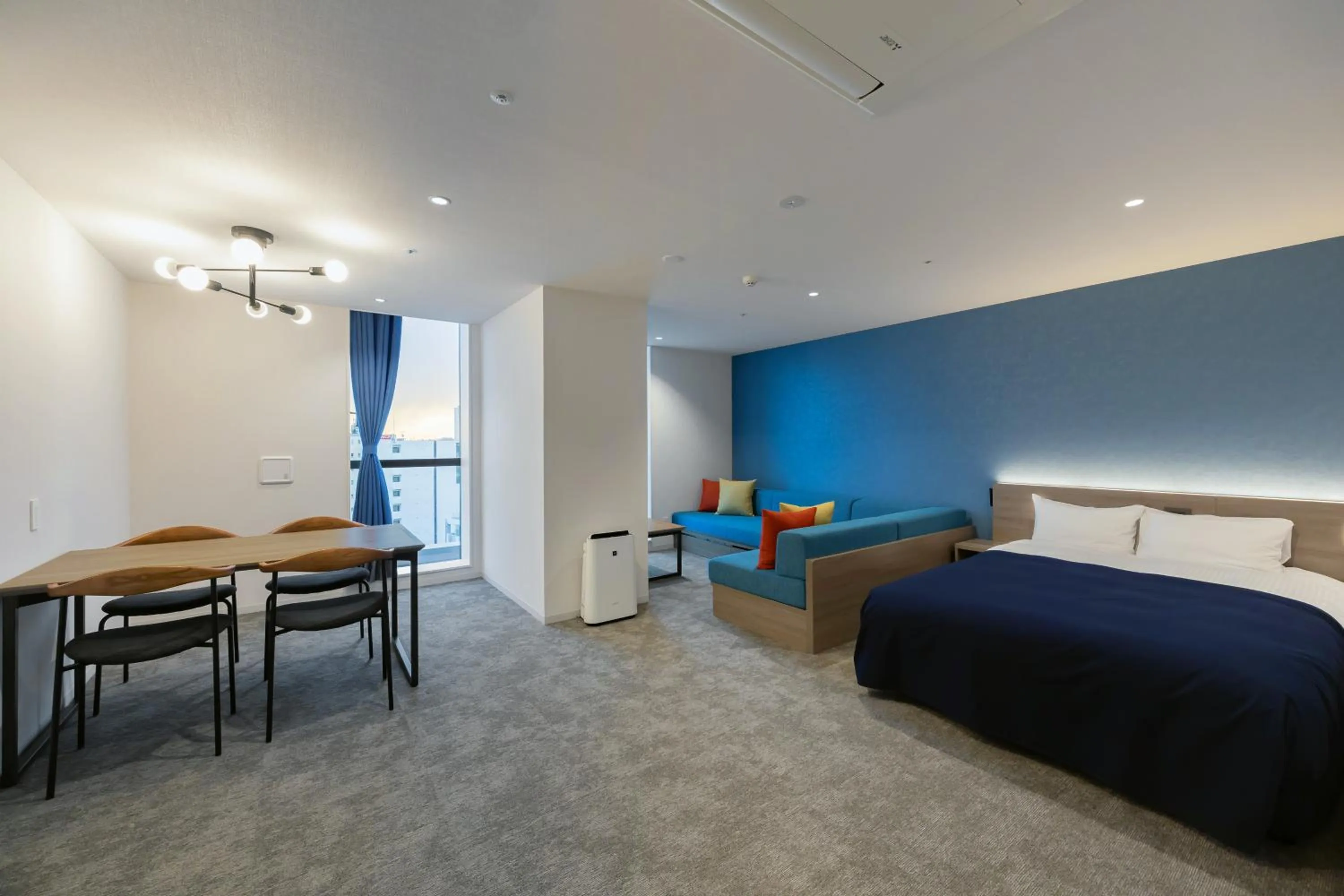 Dining area, Bed in Minn STATION Ai Nagoya