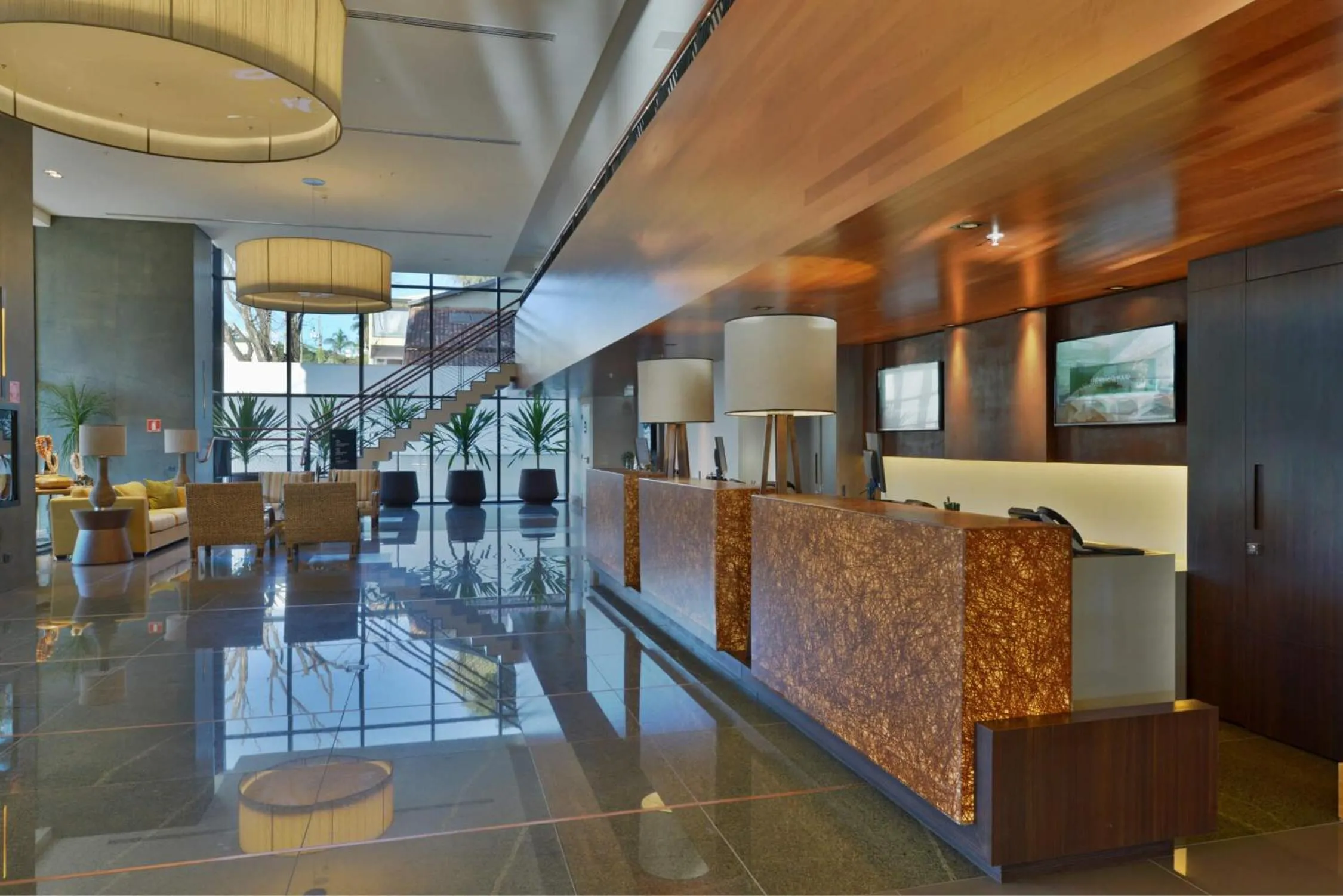 Lobby or reception in Deville Prime Campo Grande