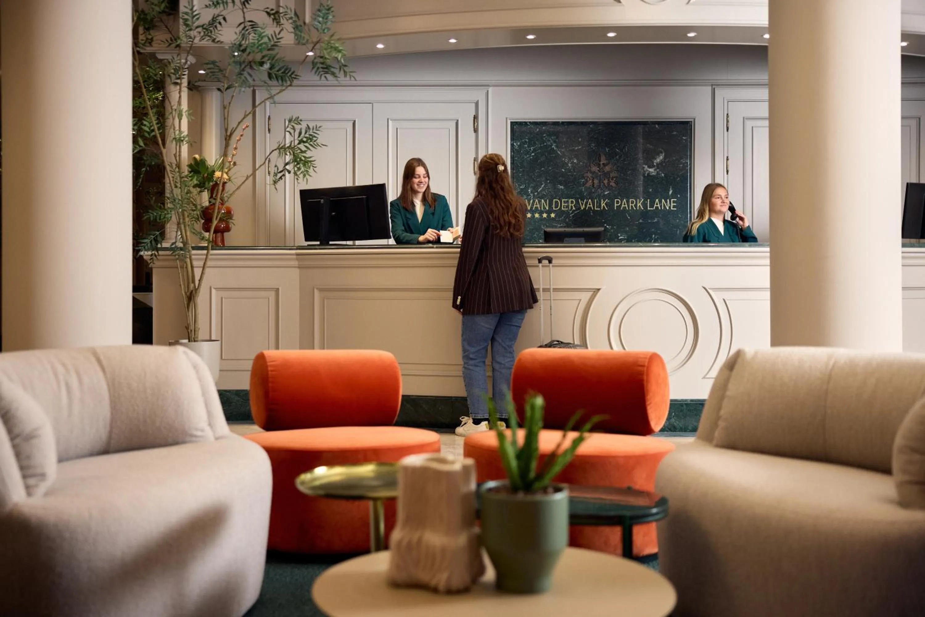 Lobby or reception in Van der Valk Hotel Park Lane Antwerpen