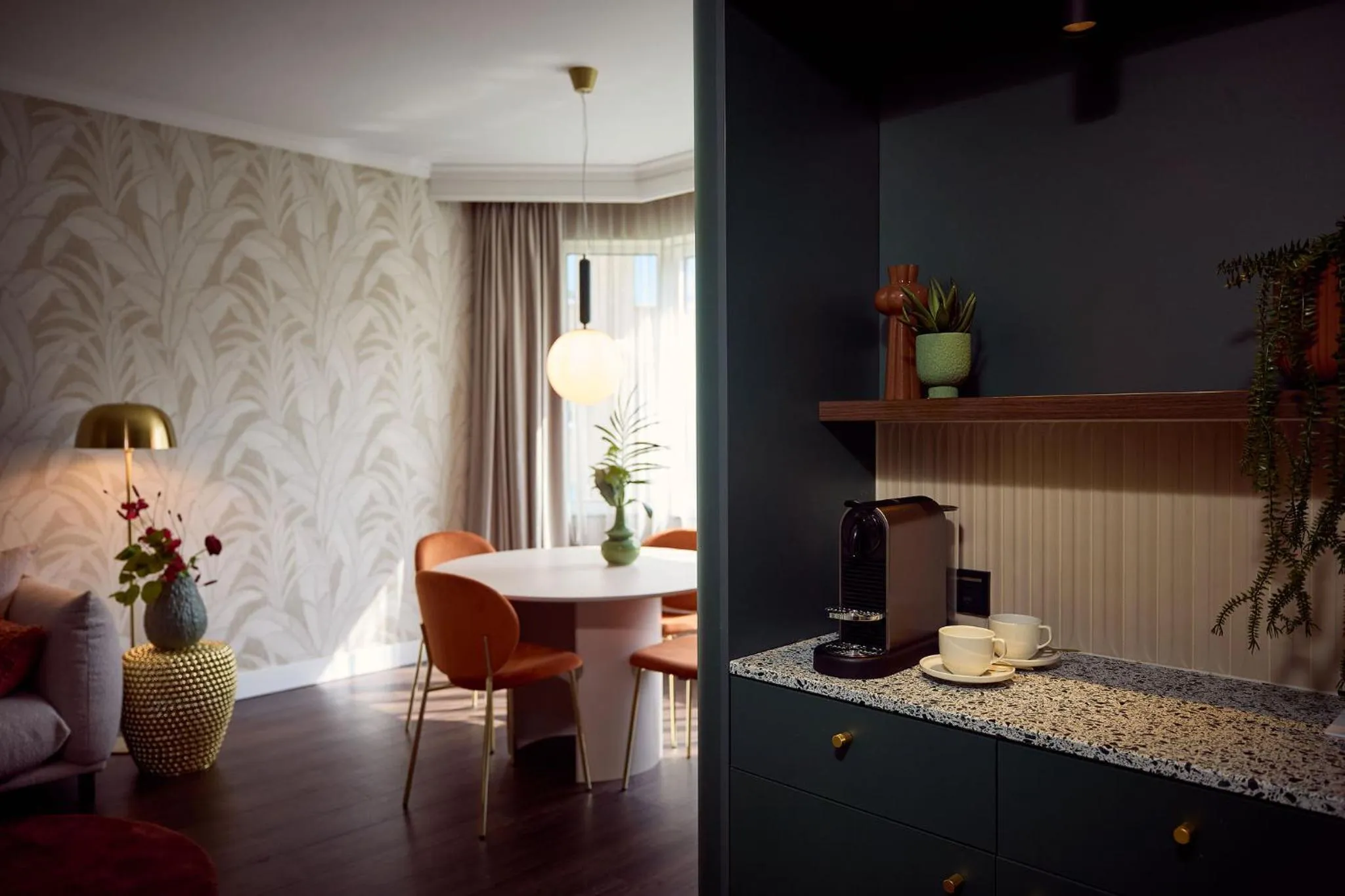 Seating area in Van der Valk Hotel Park Lane Antwerpen