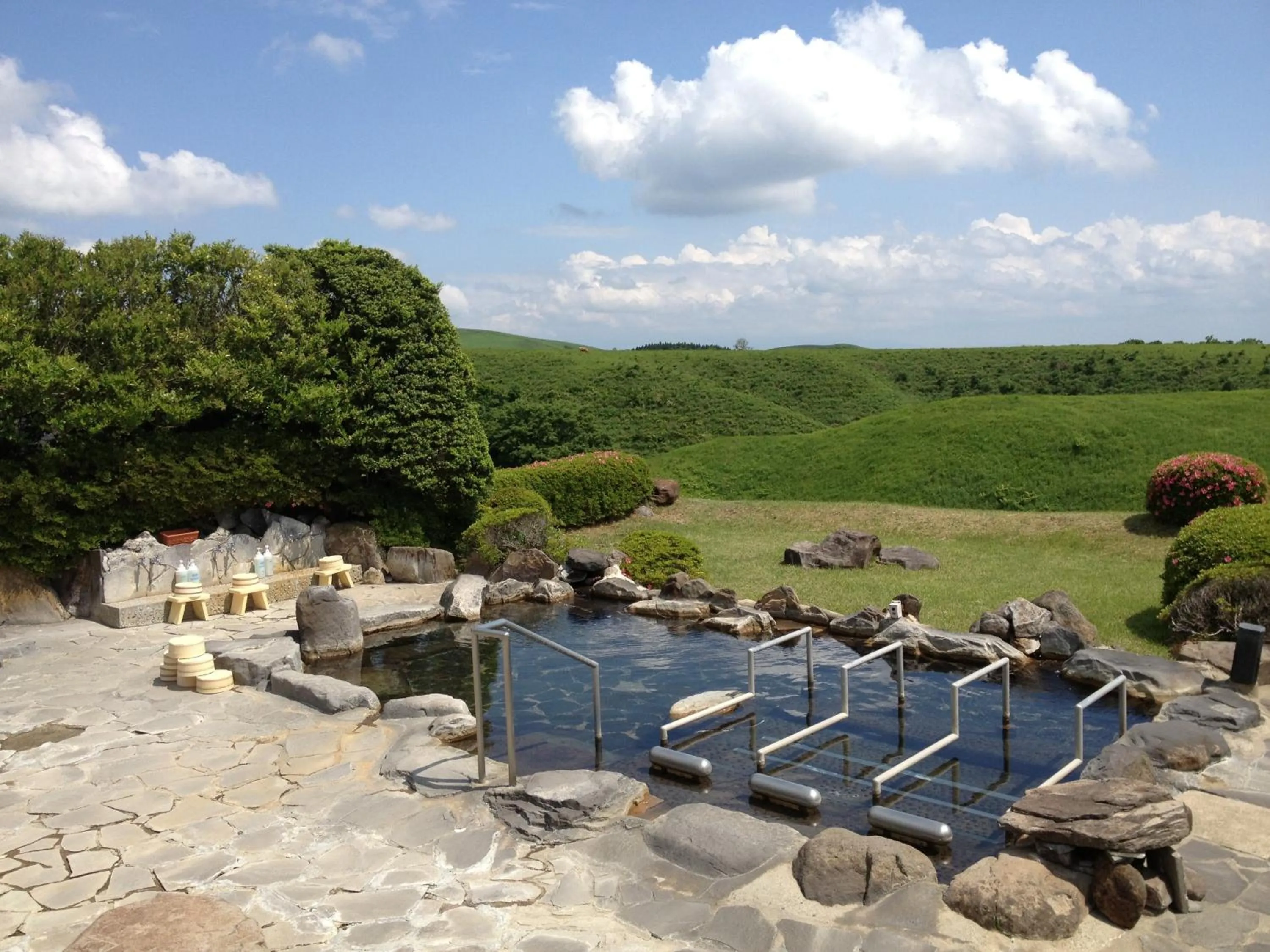 Hot Spring Bath in Senomoto Kogen Hotel