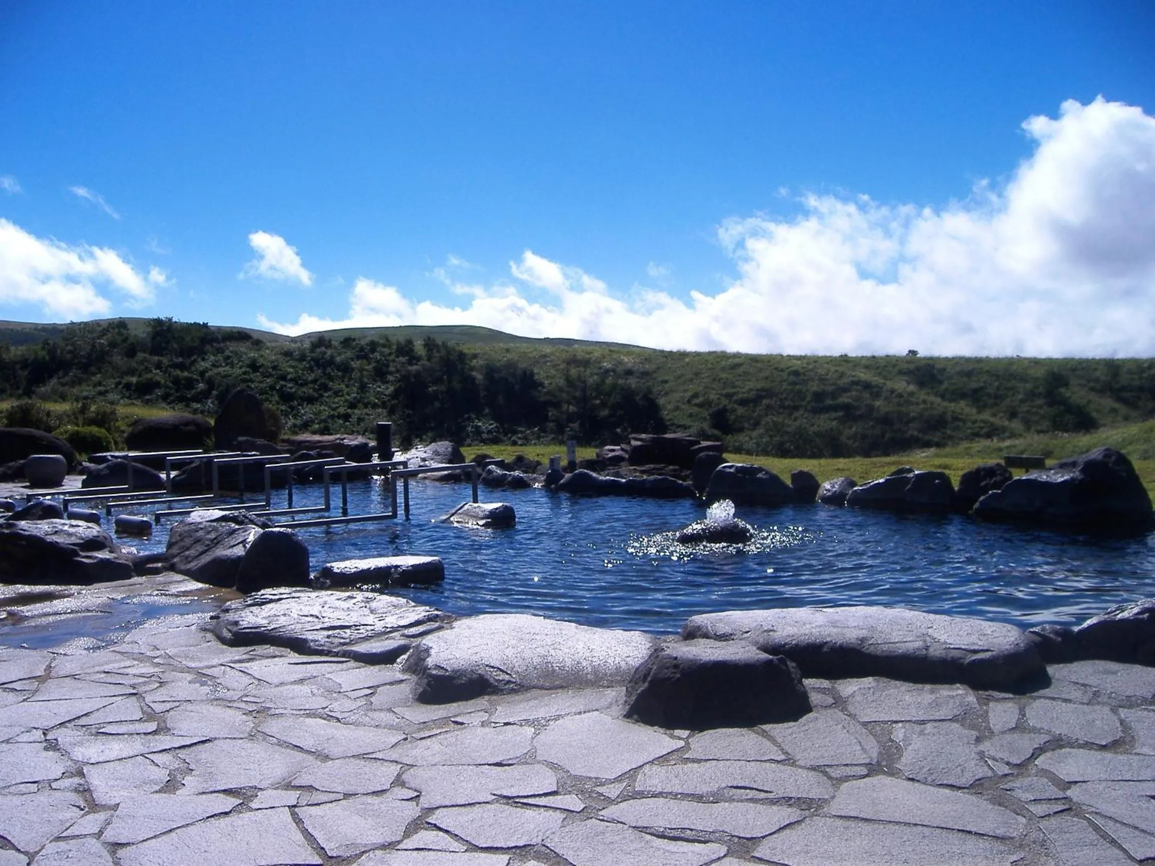 Hot Spring Bath in Senomoto Kogen Hotel