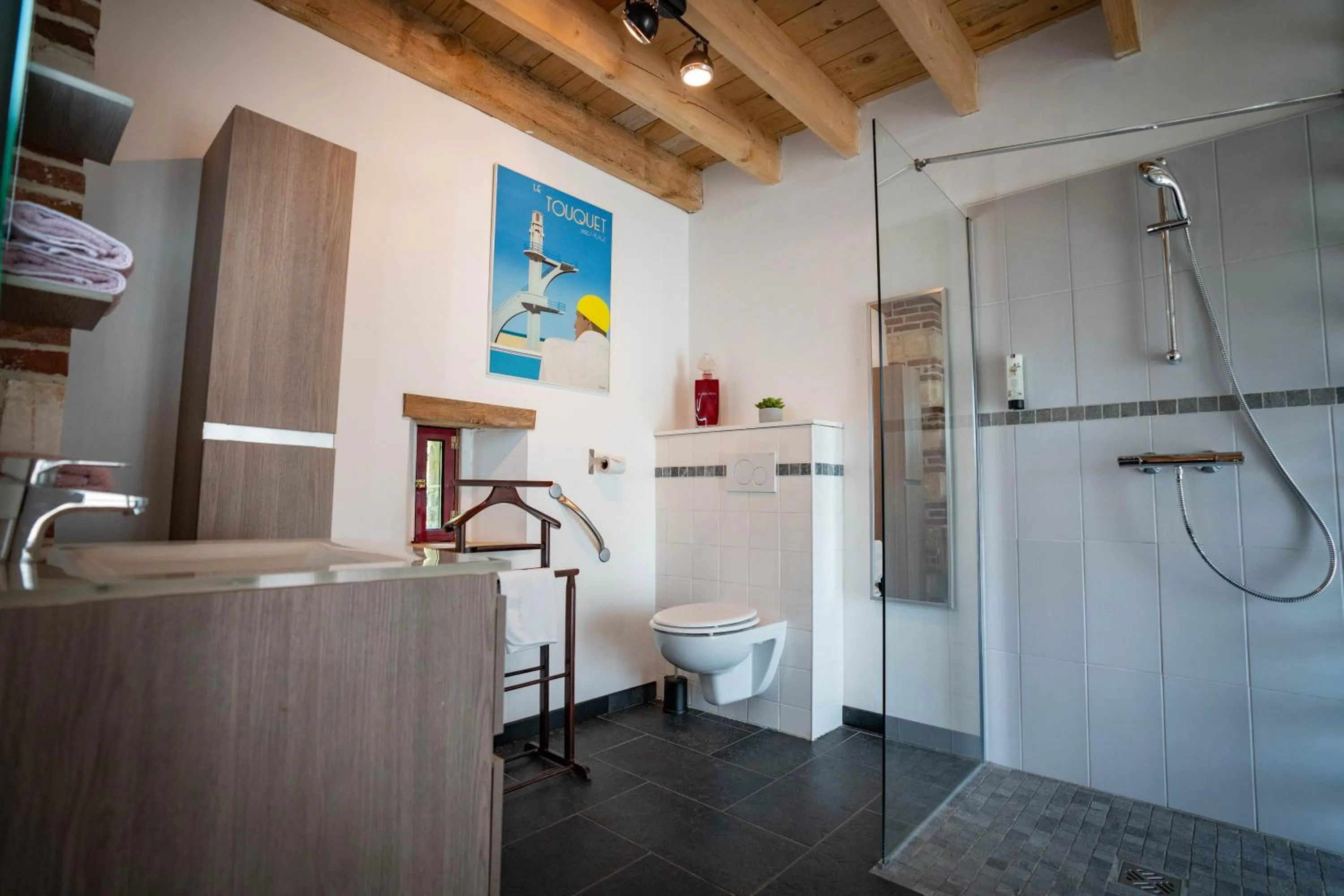Bathroom in La Ferme des Templiers de Fléchinelle