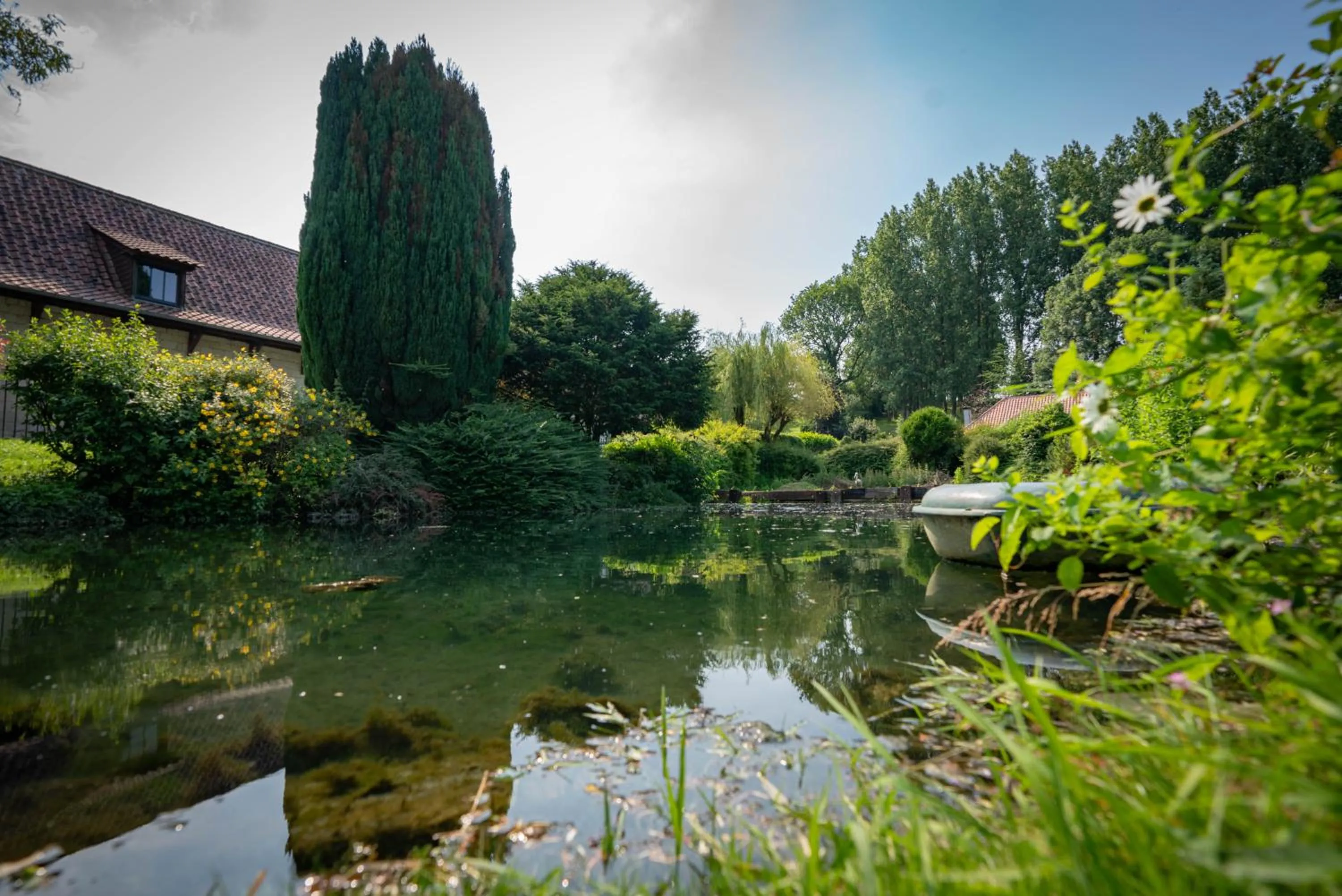 Garden in La Ferme des Templiers de Fléchinelle