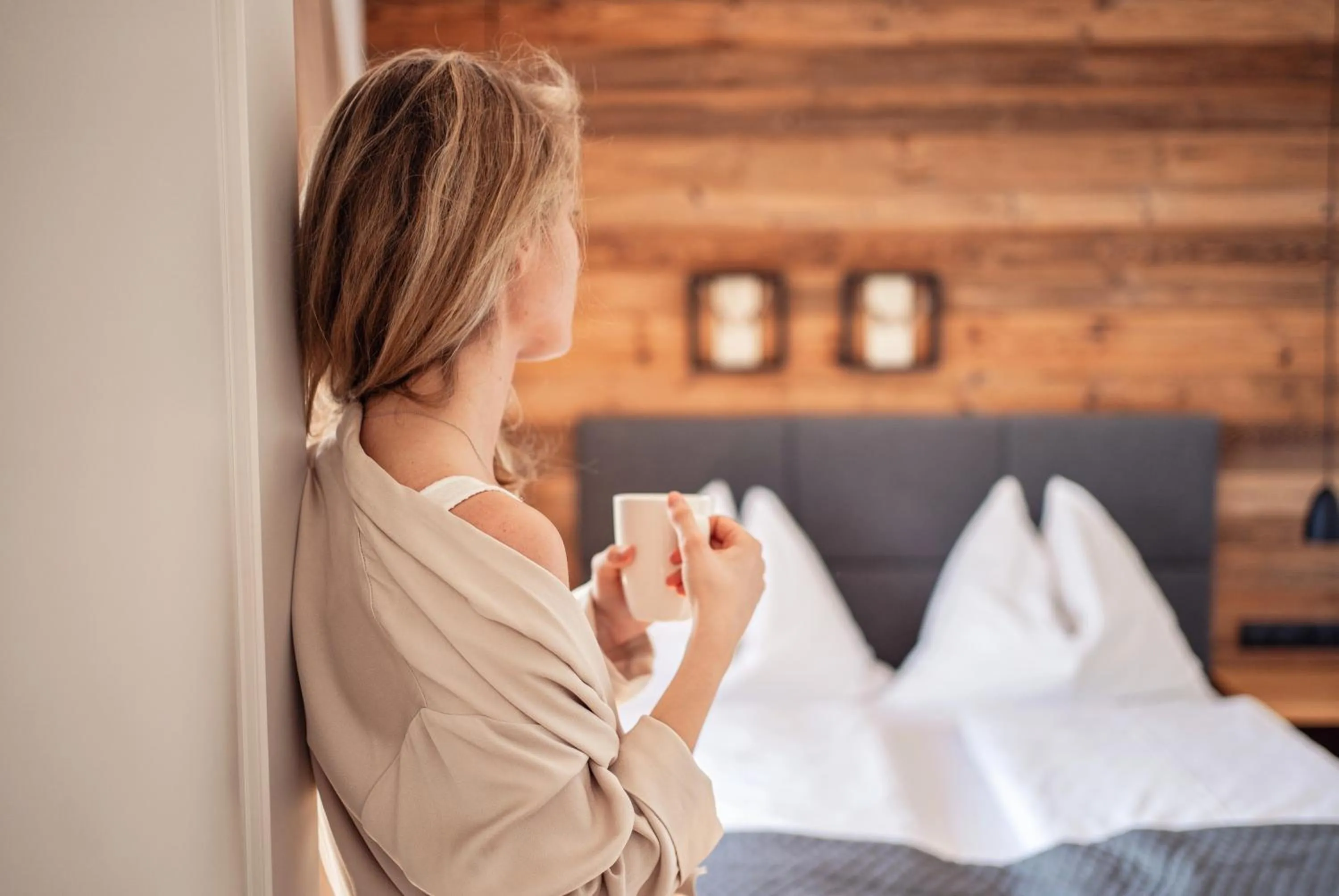 Bedroom, Bed in Weingarten-Resort Unterlamm Loipersdorf - ADULTS ONLY