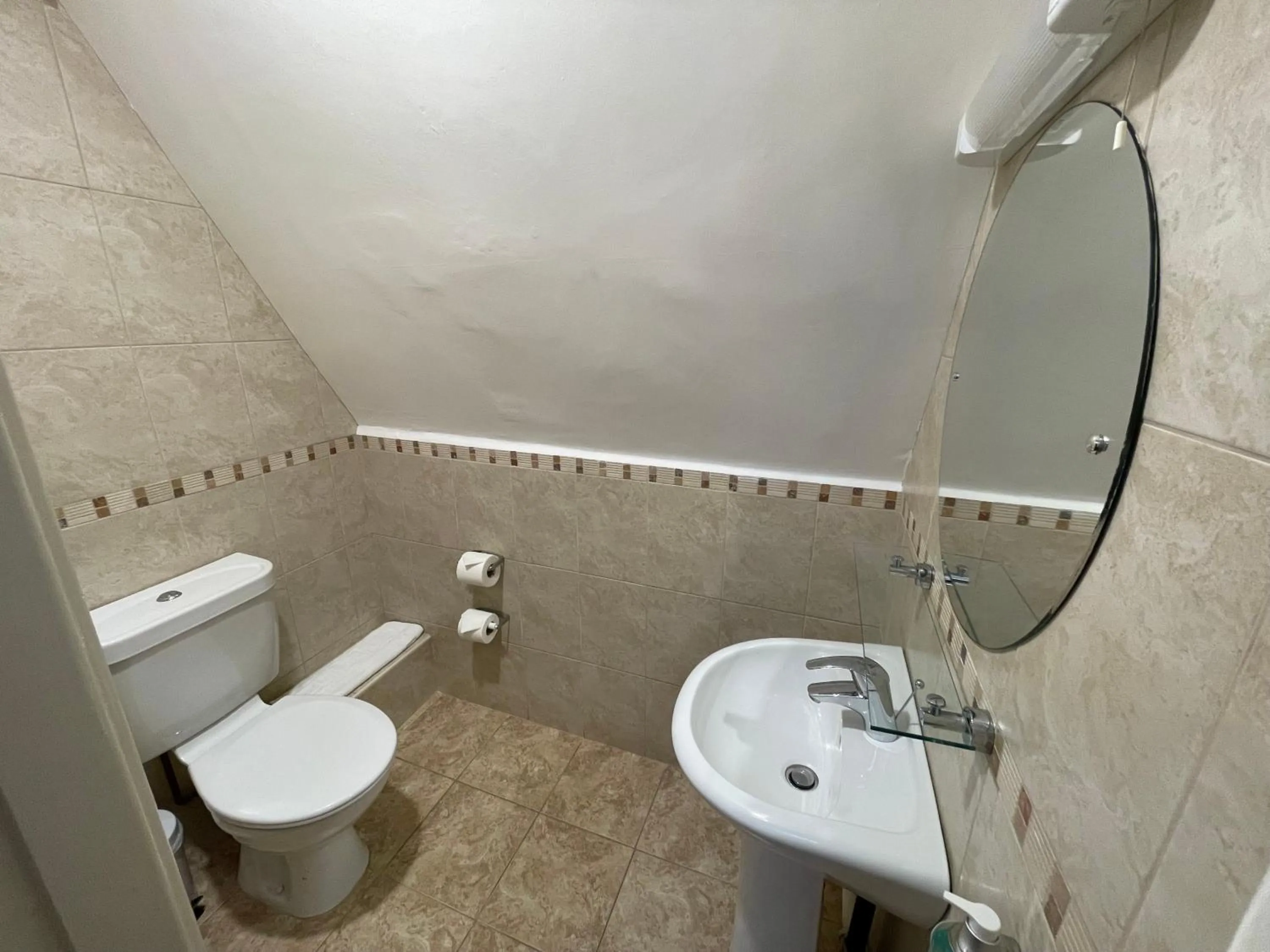 Toilet in Belmore Court & Motel