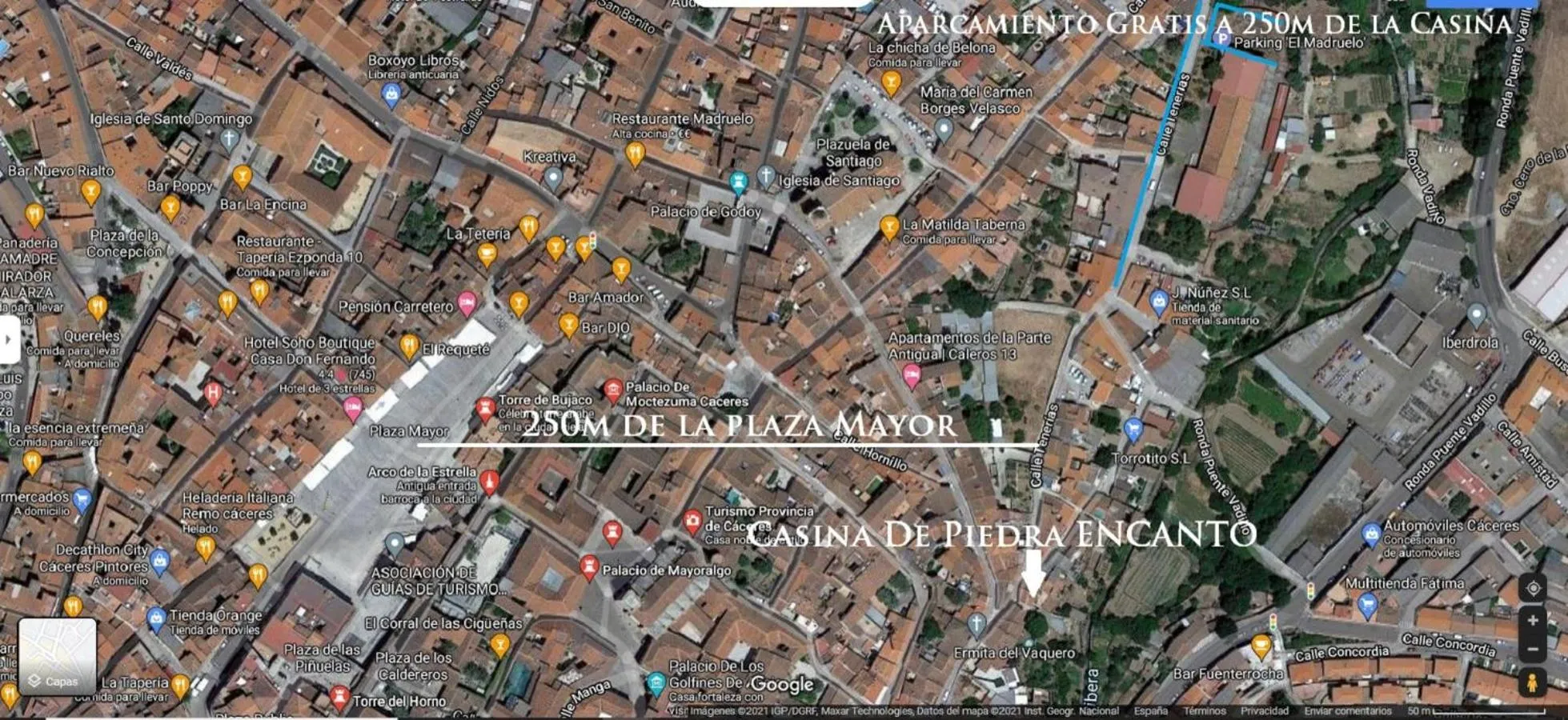 La Casina de Piedra ENCANTO - Parte Antigua de Cáceres