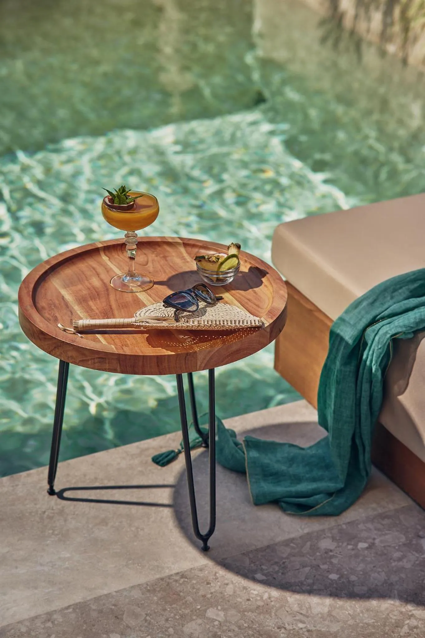 Pool view in Letsos Hotel