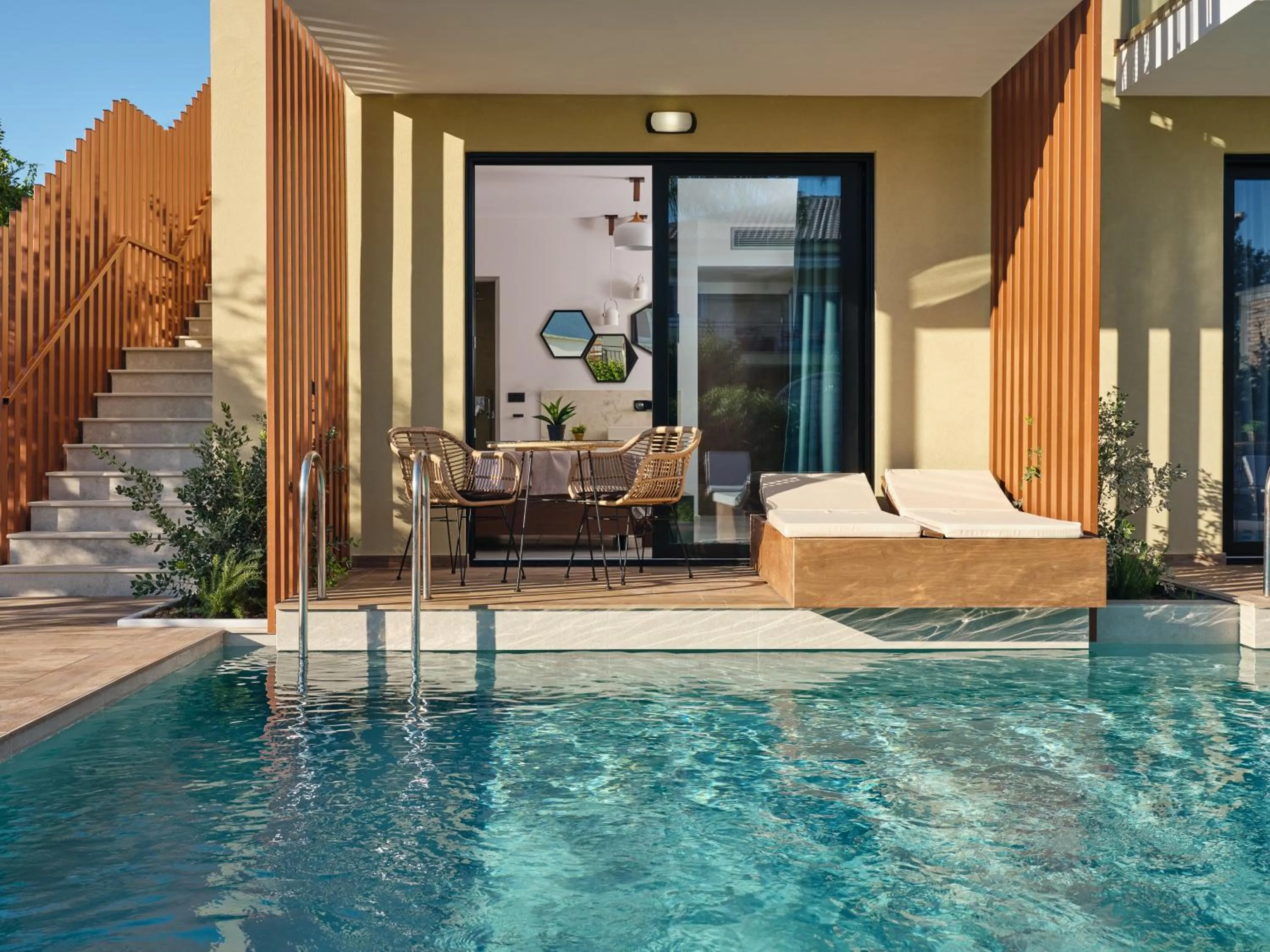 Swimming pool in Letsos Hotel