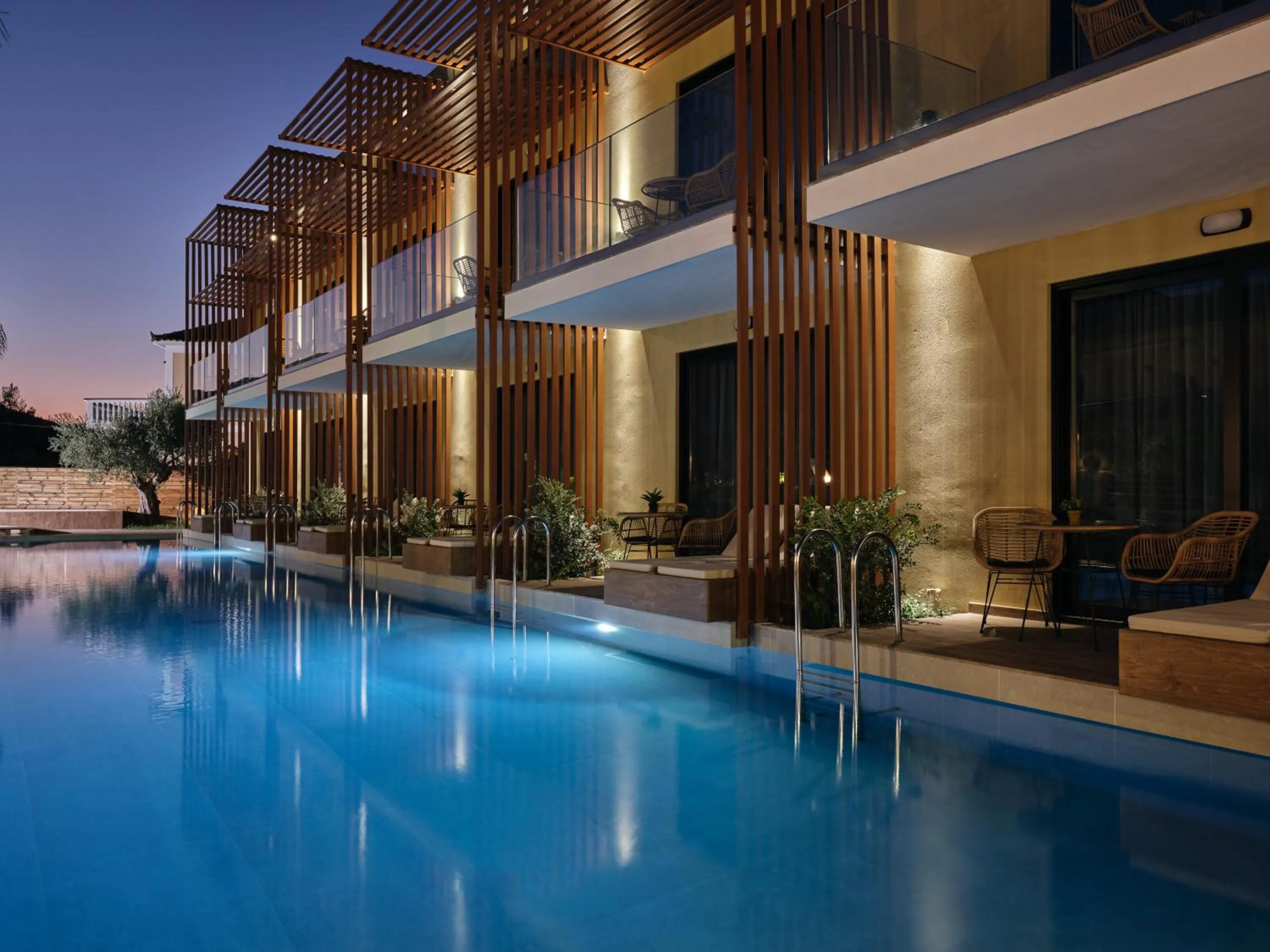 Swimming pool in Letsos Hotel