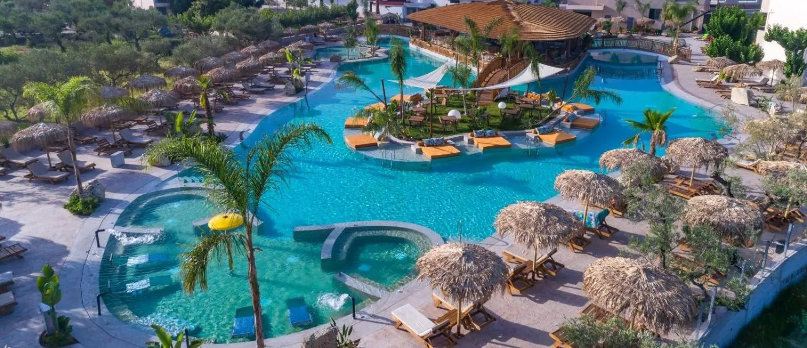 Bird's eye view in Letsos Hotel