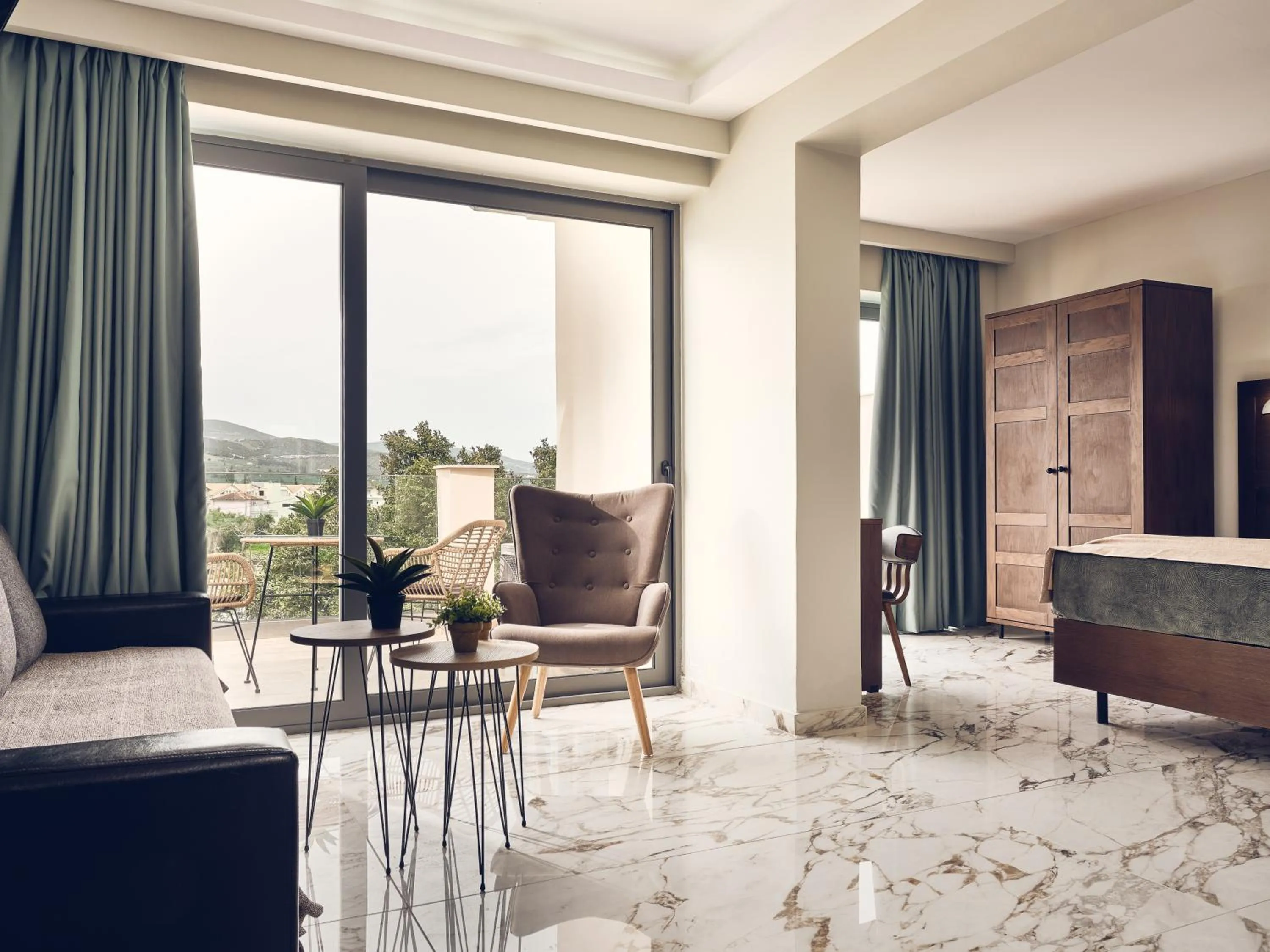 Living room in Letsos Hotel