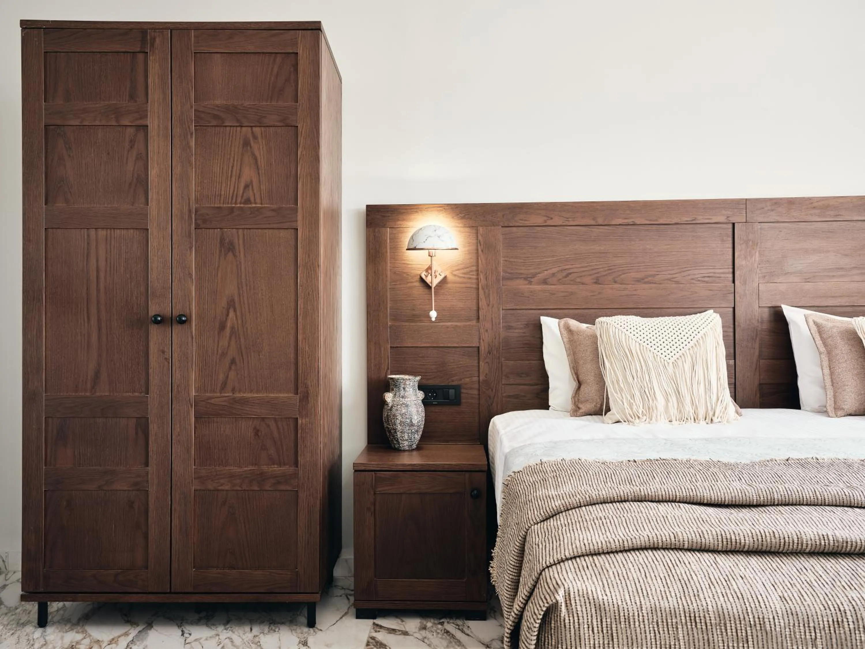 Bedroom, Bed in Letsos Hotel