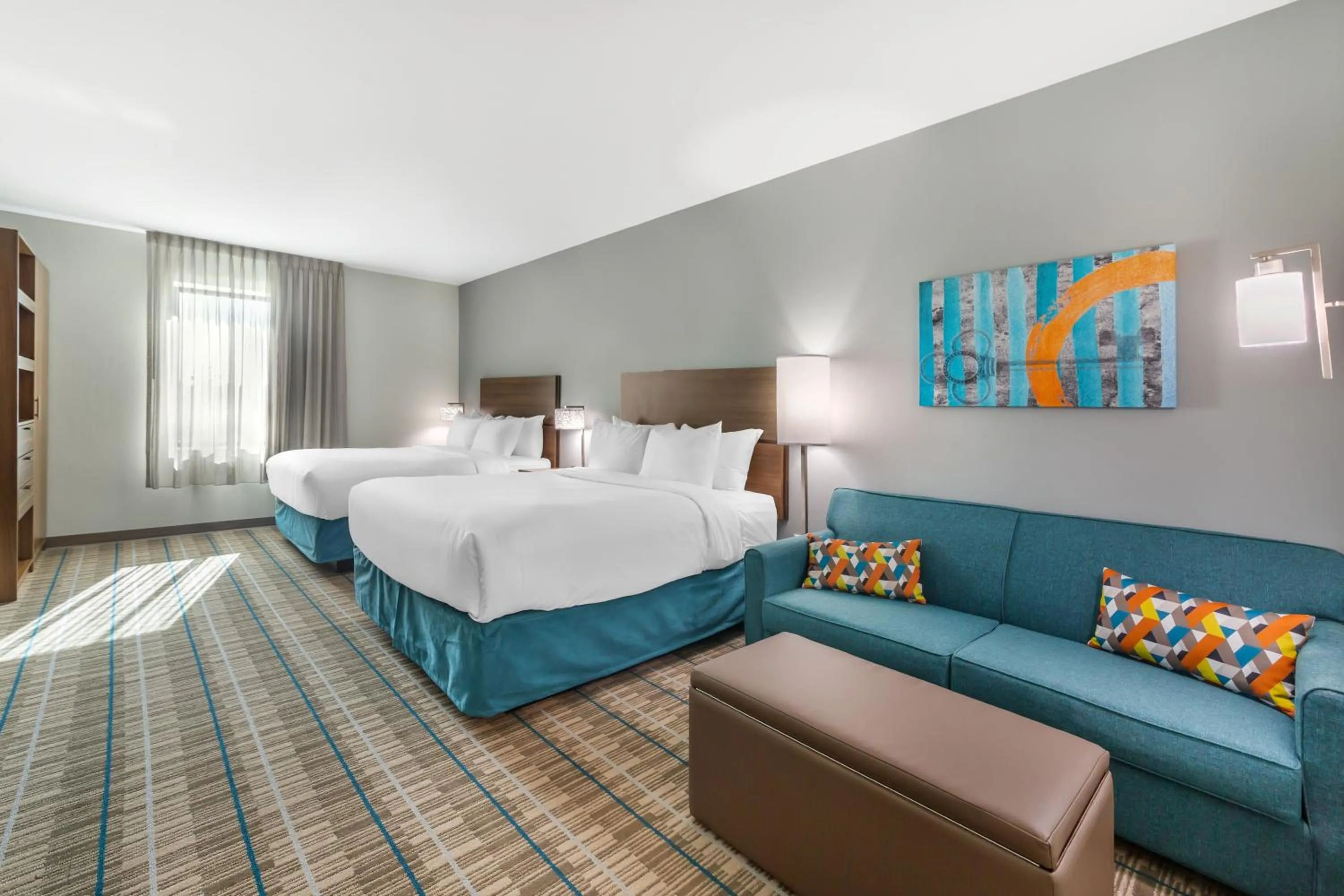 Bed in MainStay Suites Fort Myers East I-75