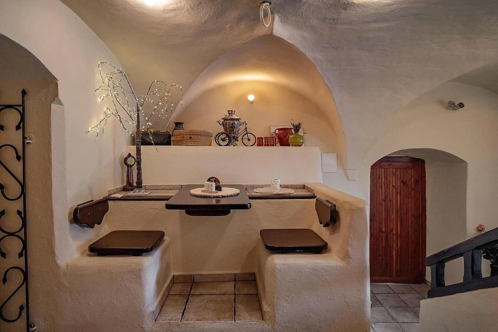 Seating area in Hotel Na Velké hospodě