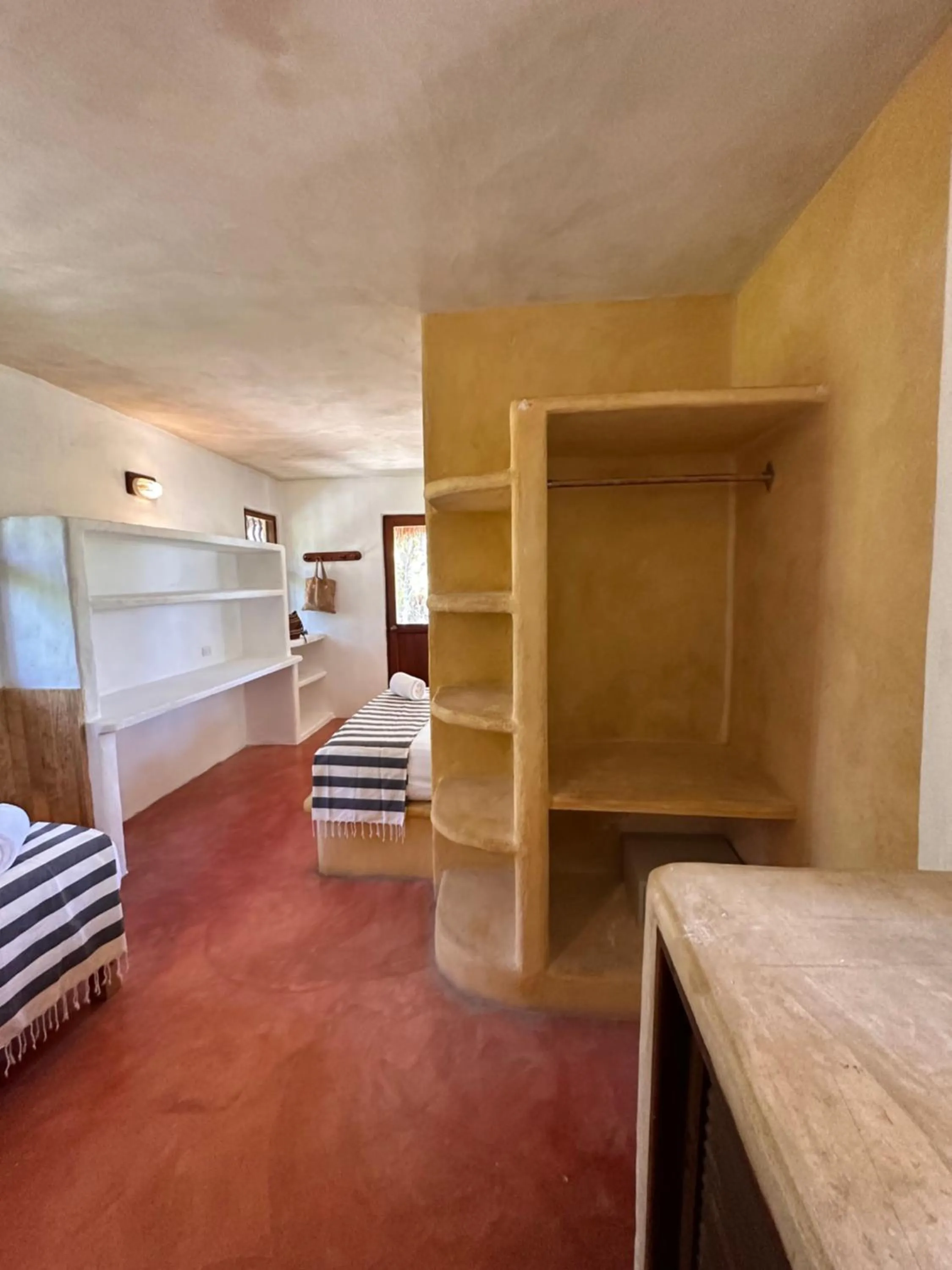 Bathroom, Bed in La Conchita Tulum