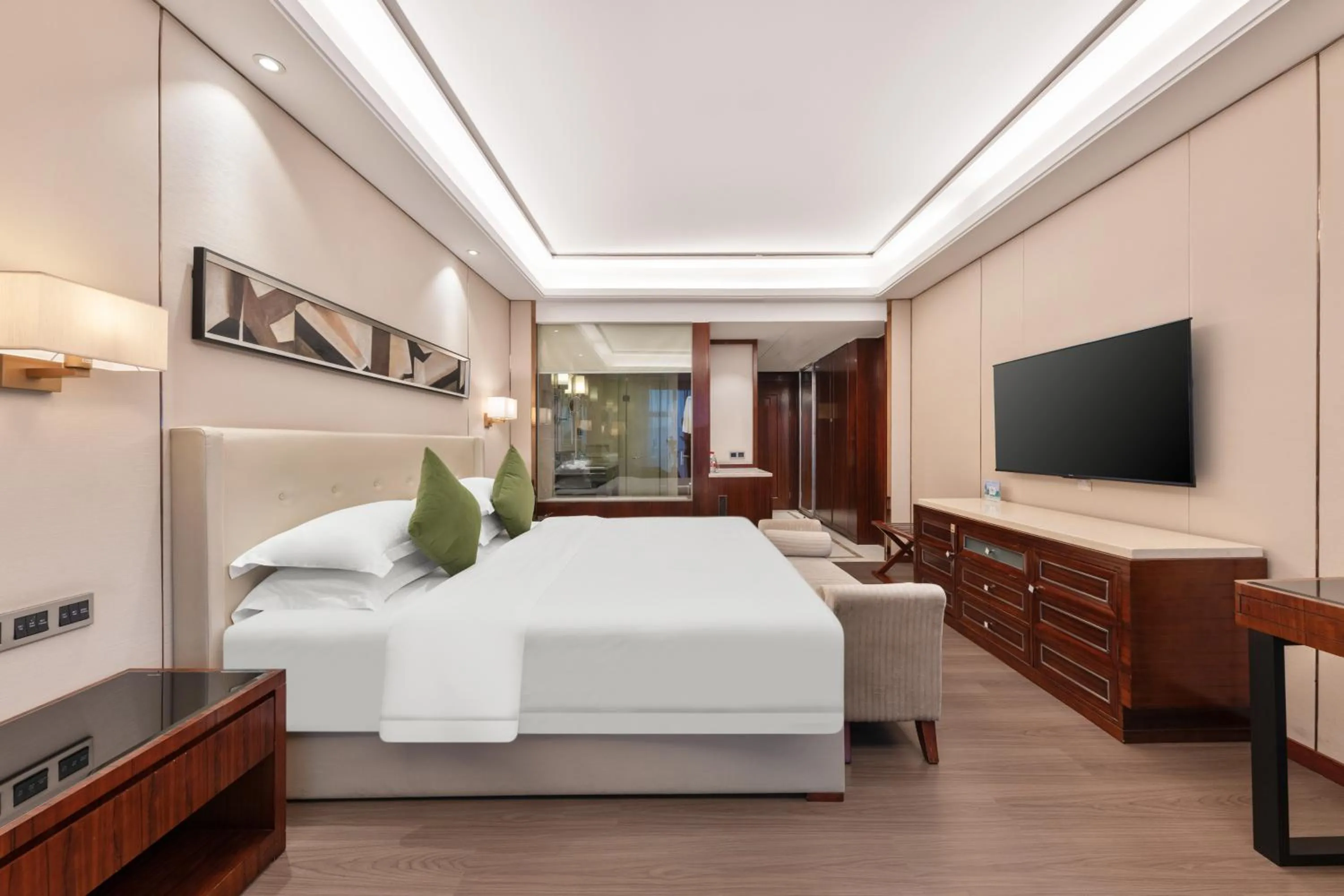 Bed in Wyndham Garden Foshan Nanhai