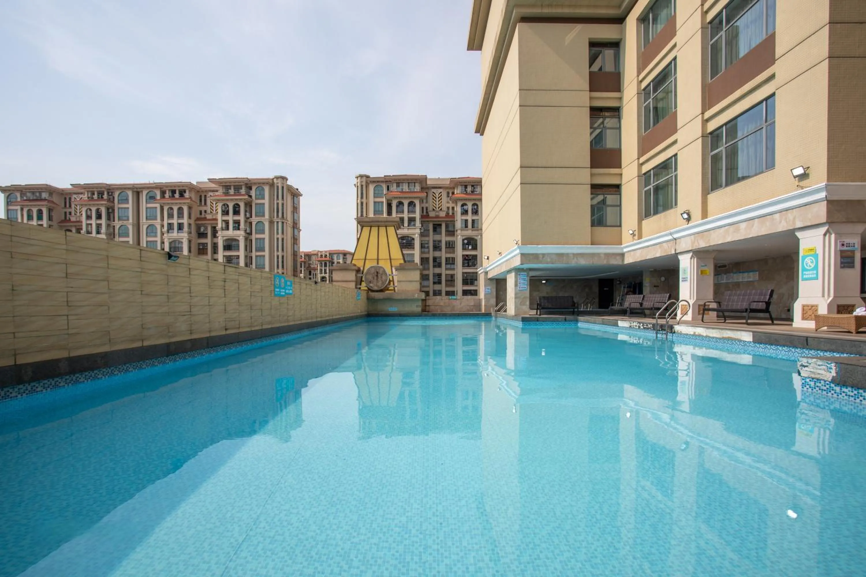Pool view in Wyndham Garden Foshan Nanhai