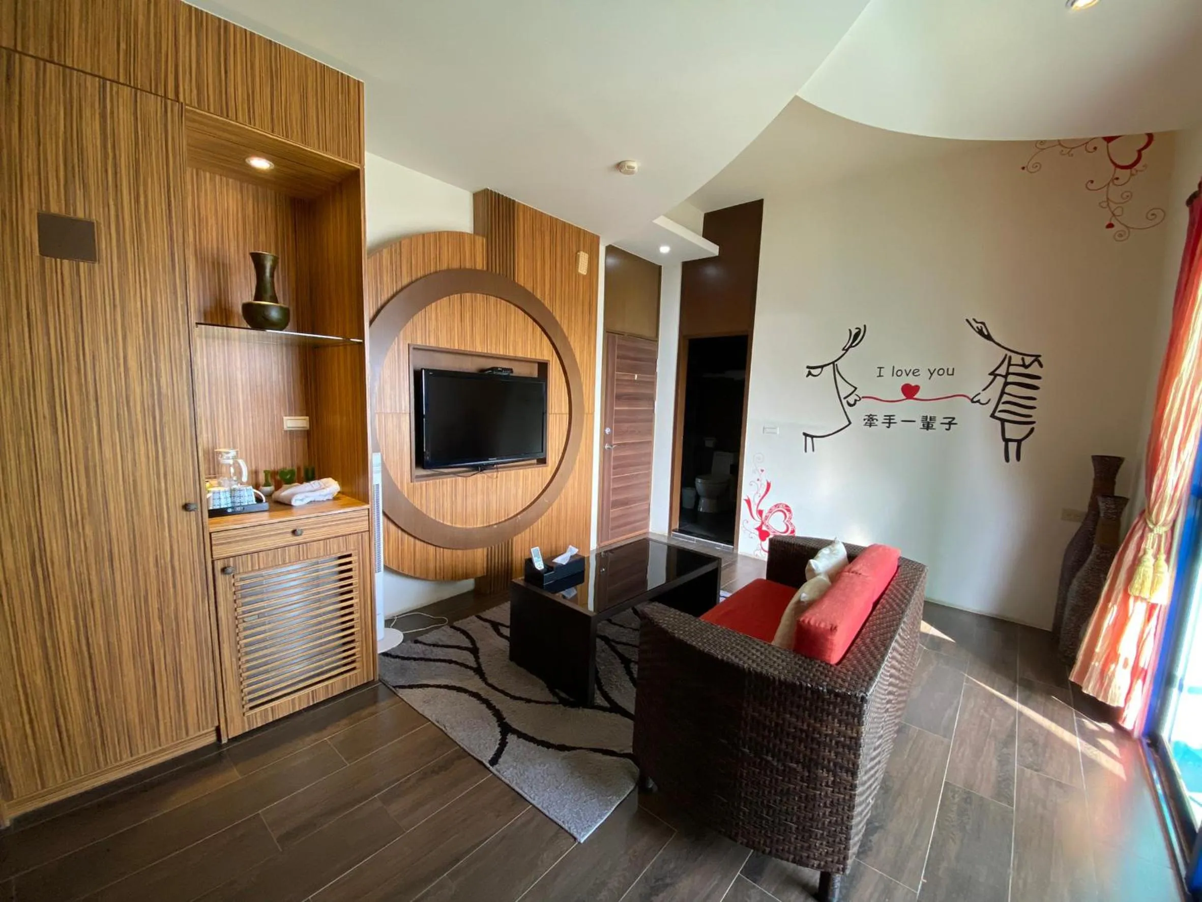 Living room in The Domed Tile B&B