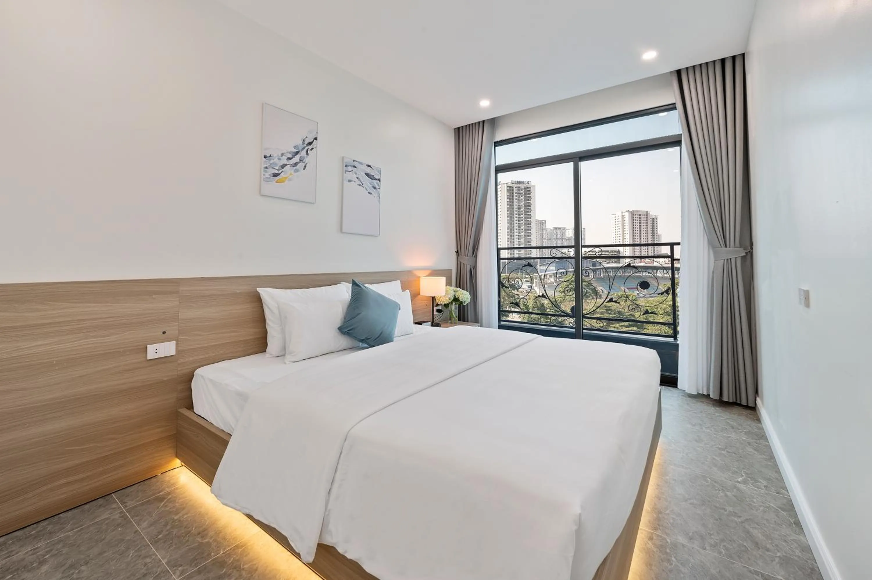 Bed in 22Land Cosmos Hotel