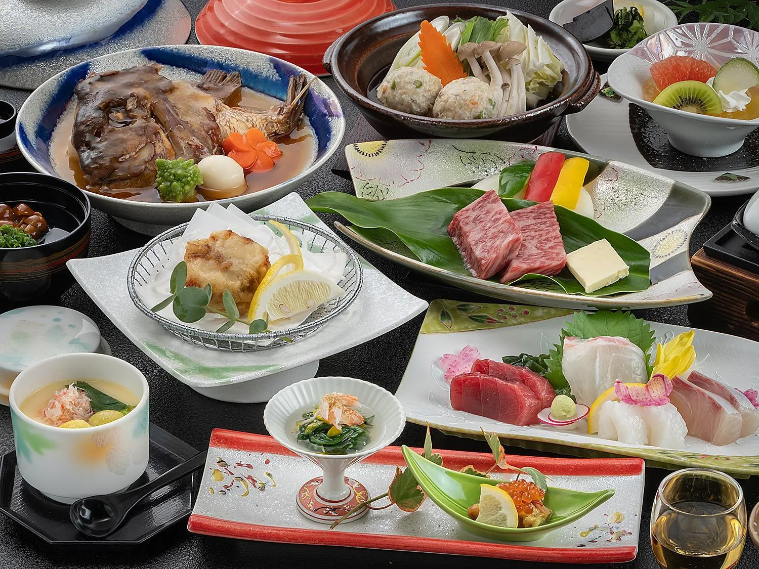 Dinner in Hagihonjin