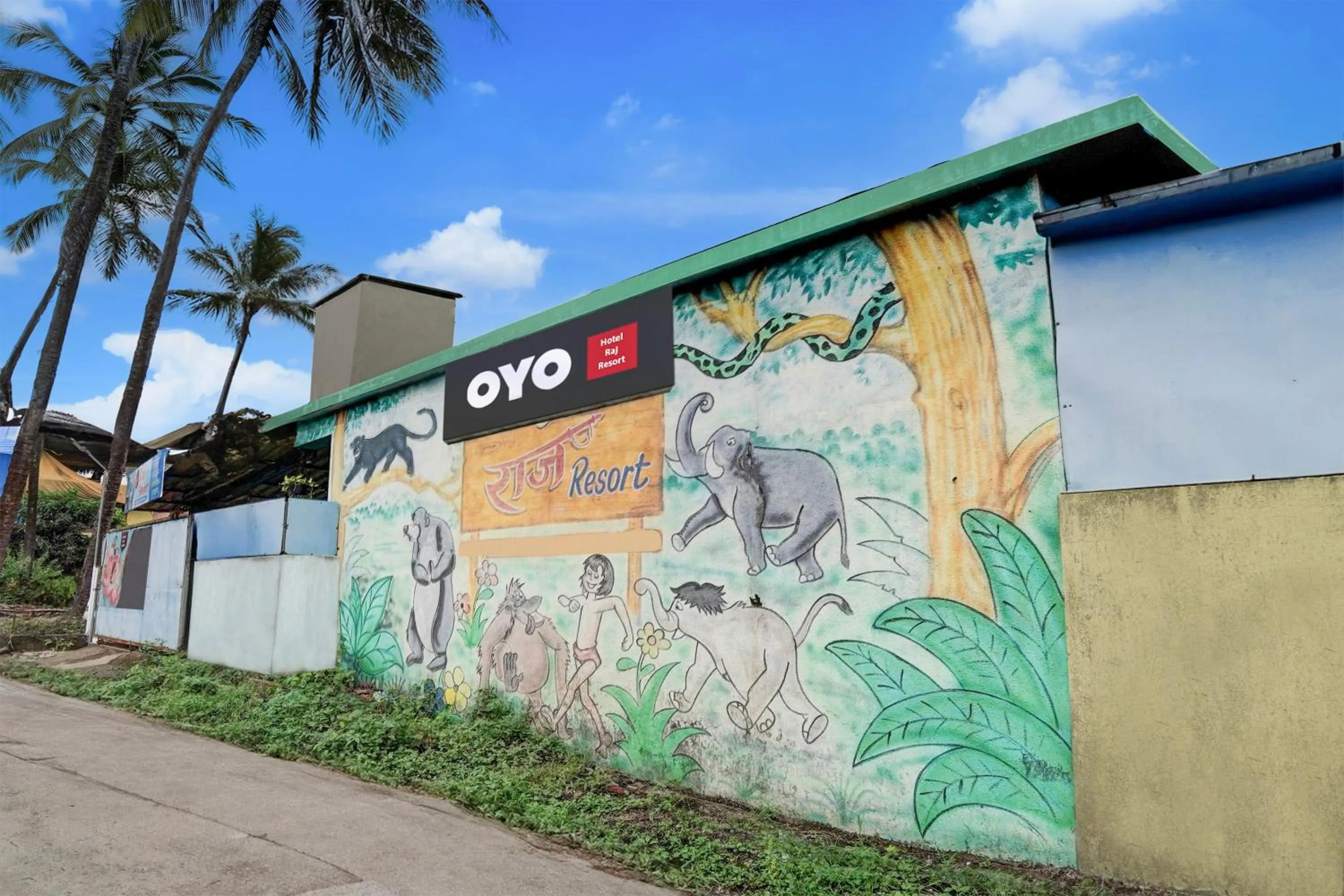 Facade/entrance in Hotel O Raj Resort
