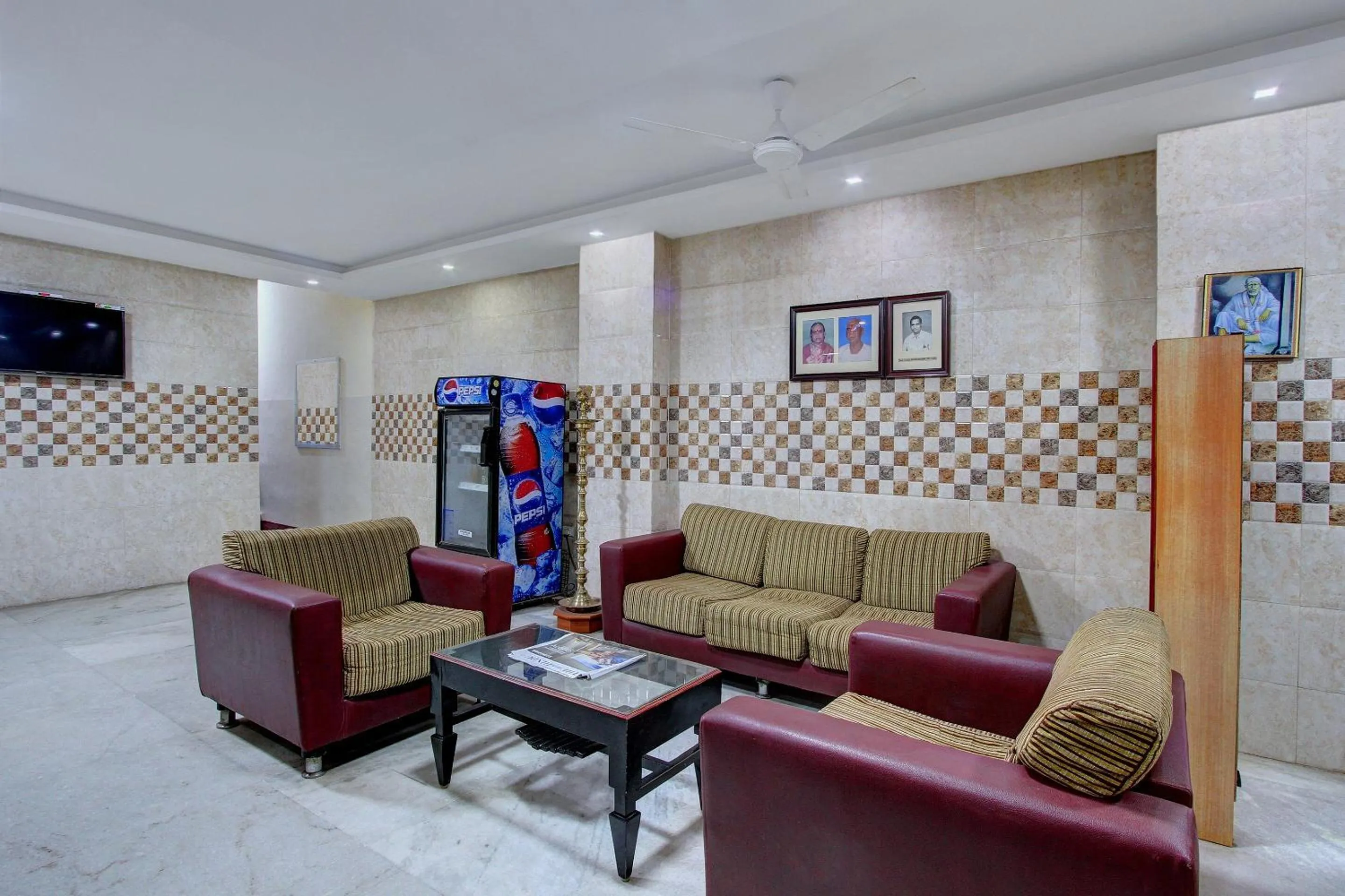 Lobby or reception in Hotel O Radhakrishna