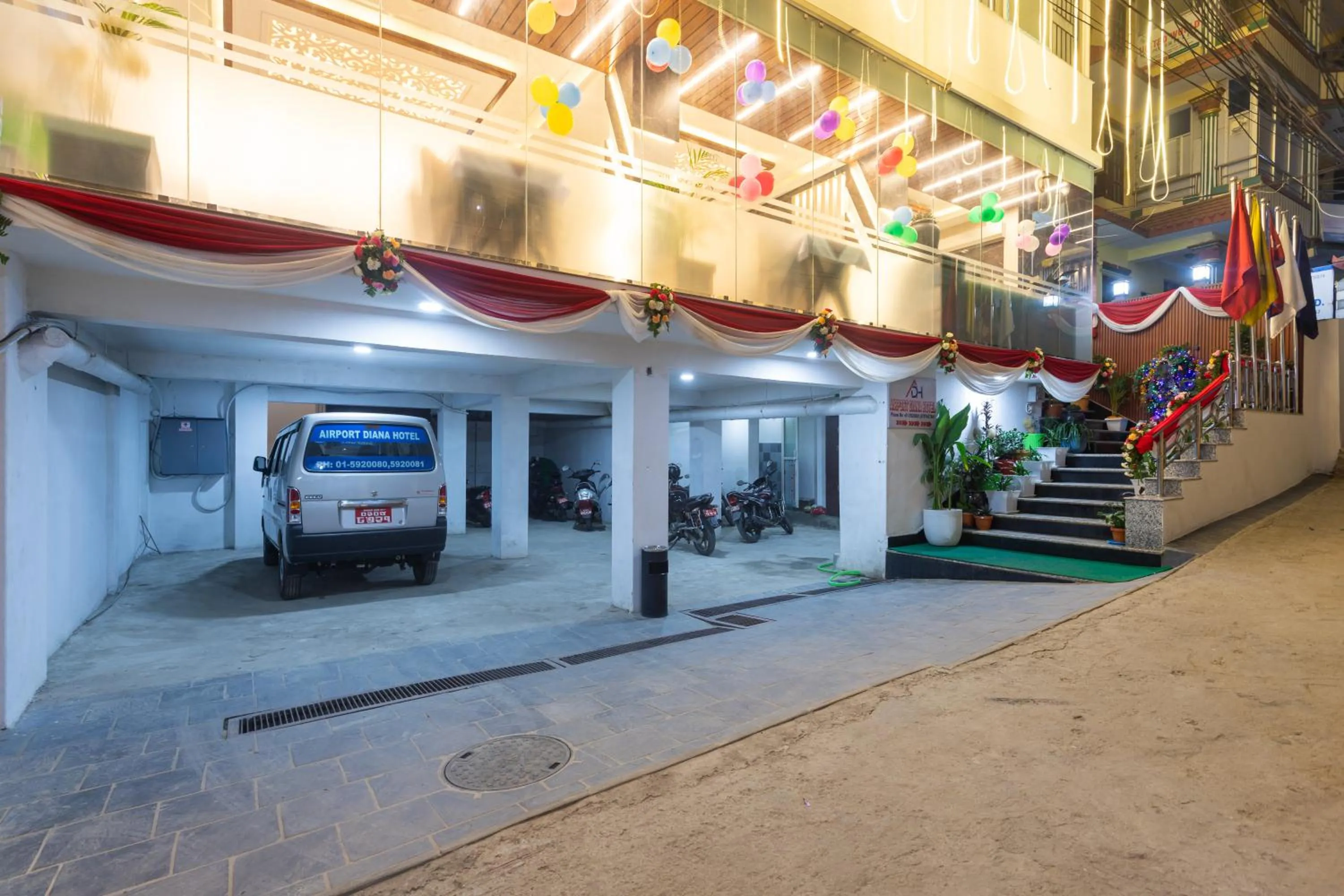 Parking in Airport Diana Hotel