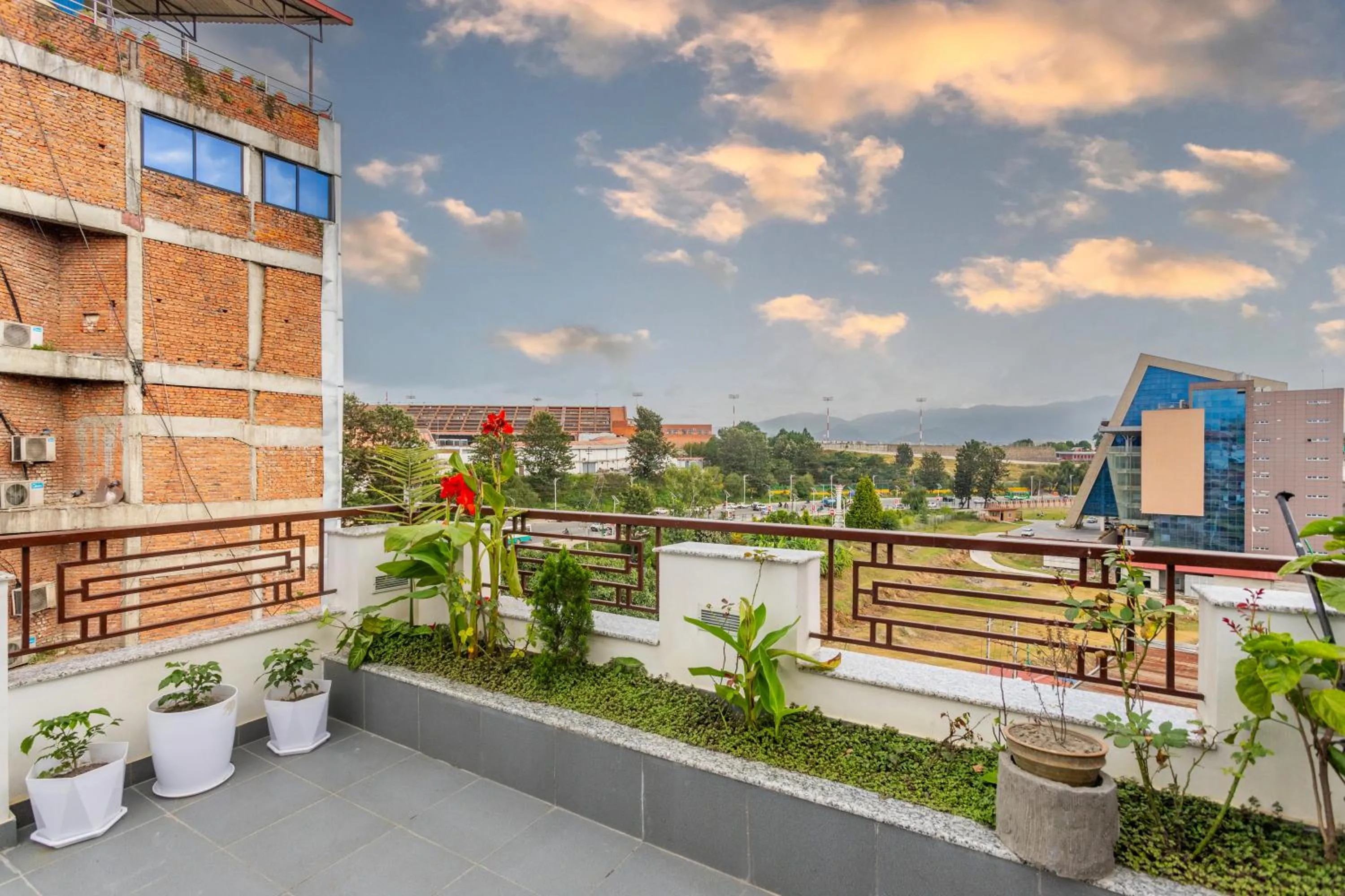 Balcony/Terrace in Airport Diana Hotel