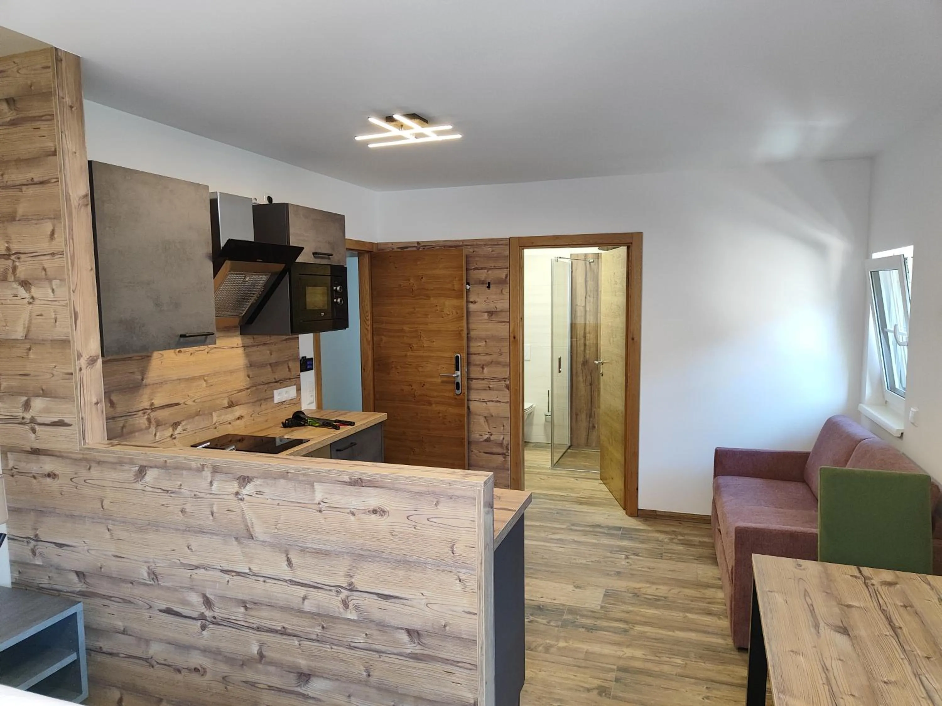 Kitchen or kitchenette in Hotel-Bad Goisern