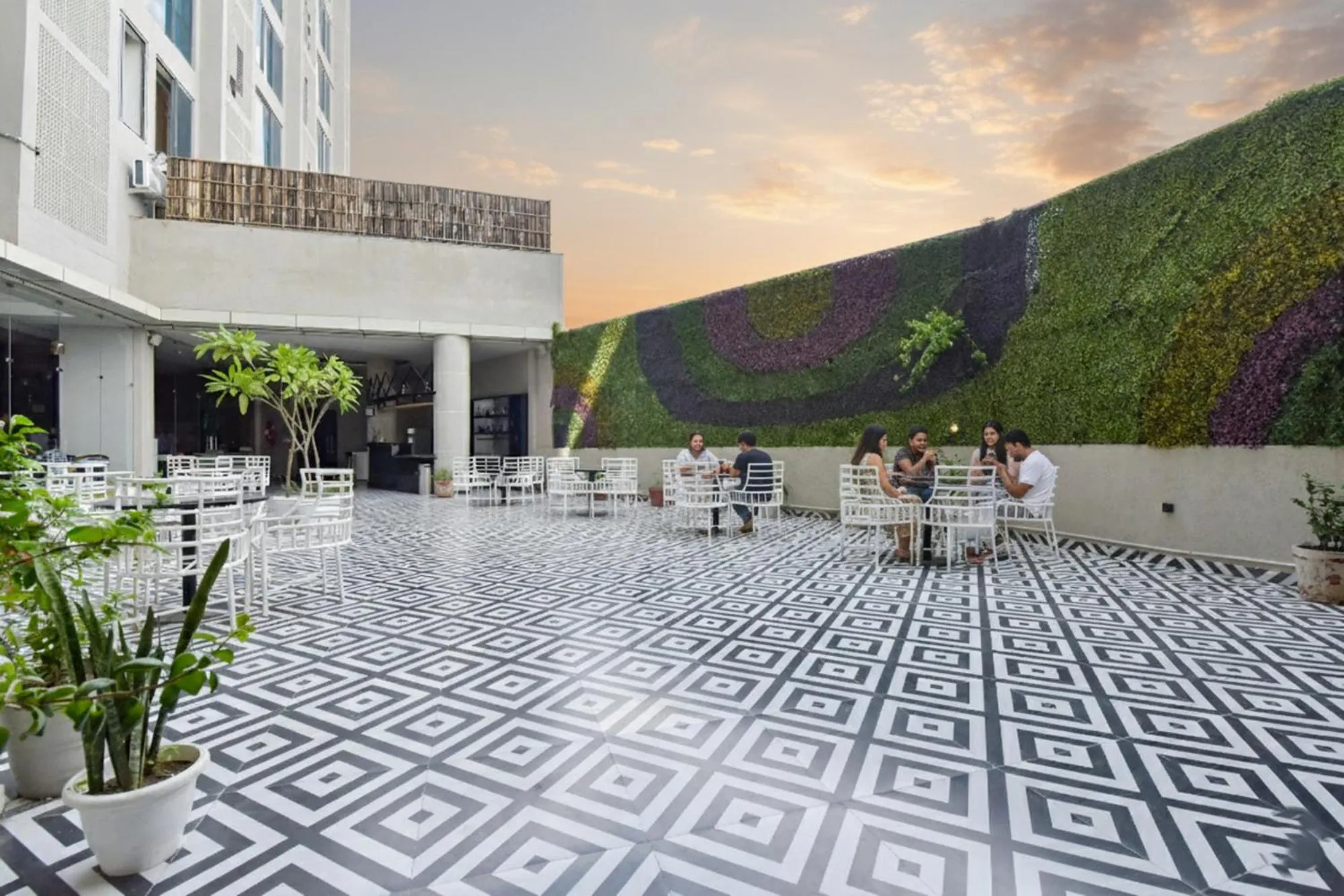 Balcony/Terrace in FabHotel Anukampa With Swimming Pool