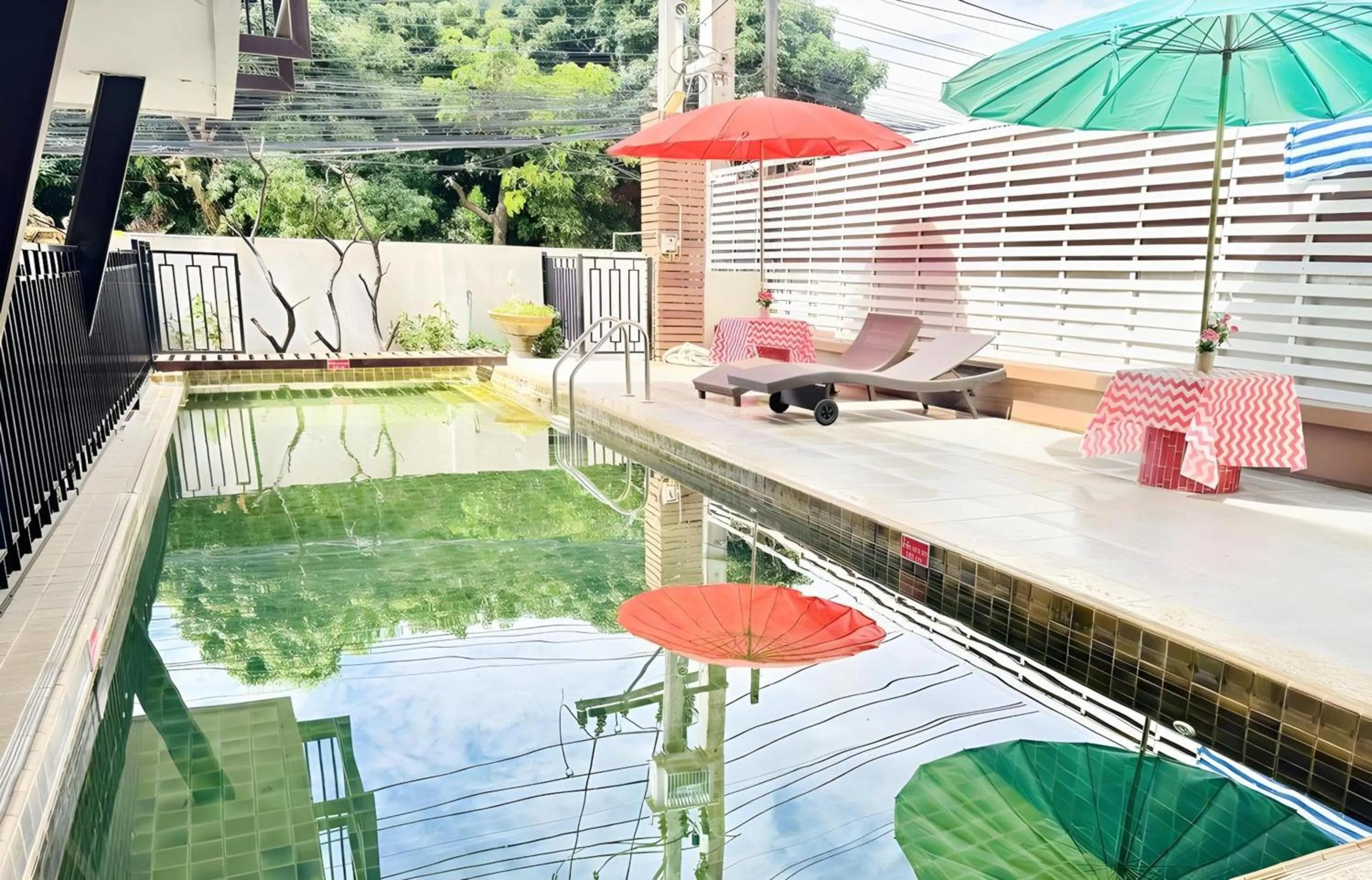 Swimming pool in Collection O Bupamontra Chiangmai