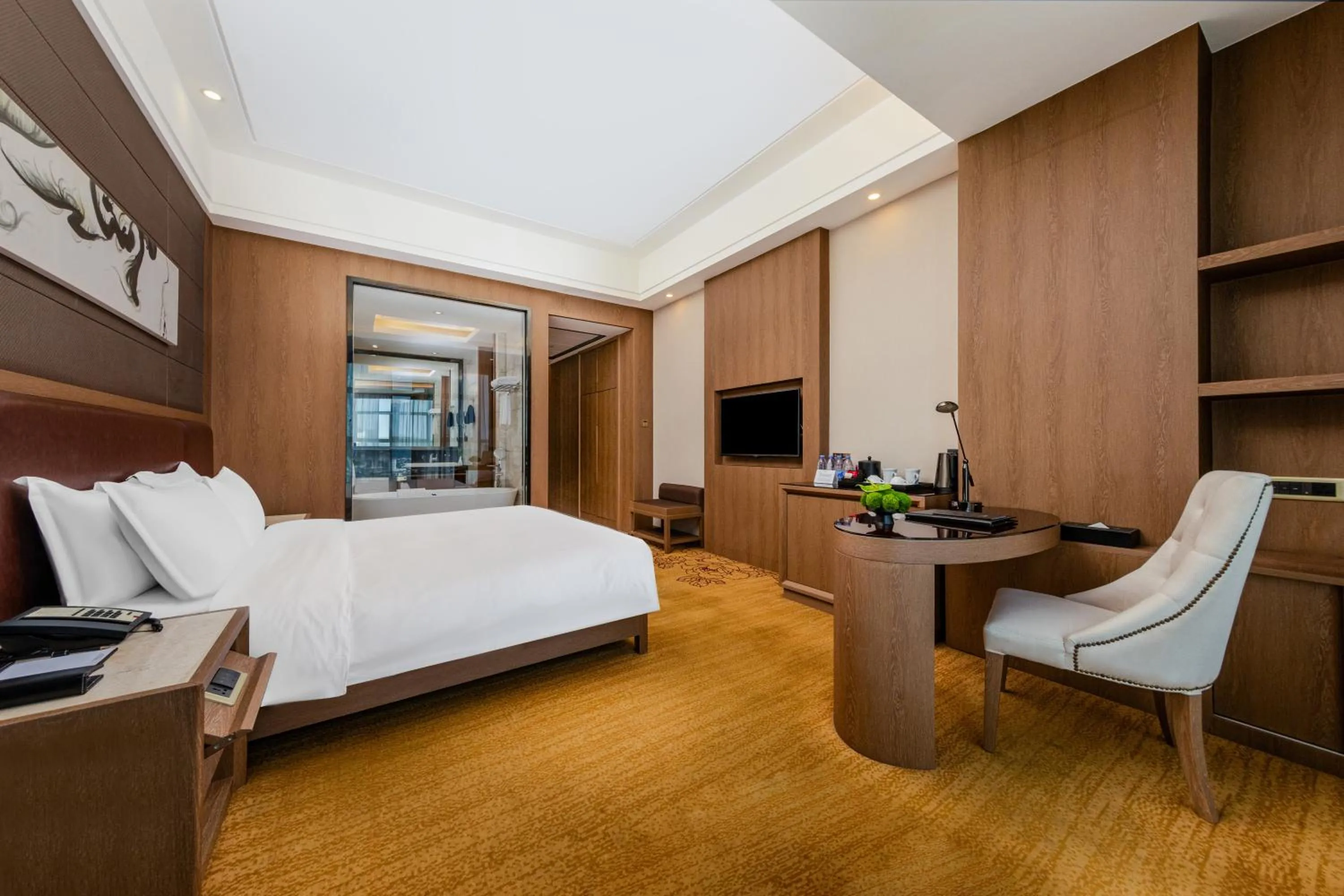 Bed in Honder International Hotel - Free shuttle bus between hotel and exhibition center during Canton Fair period