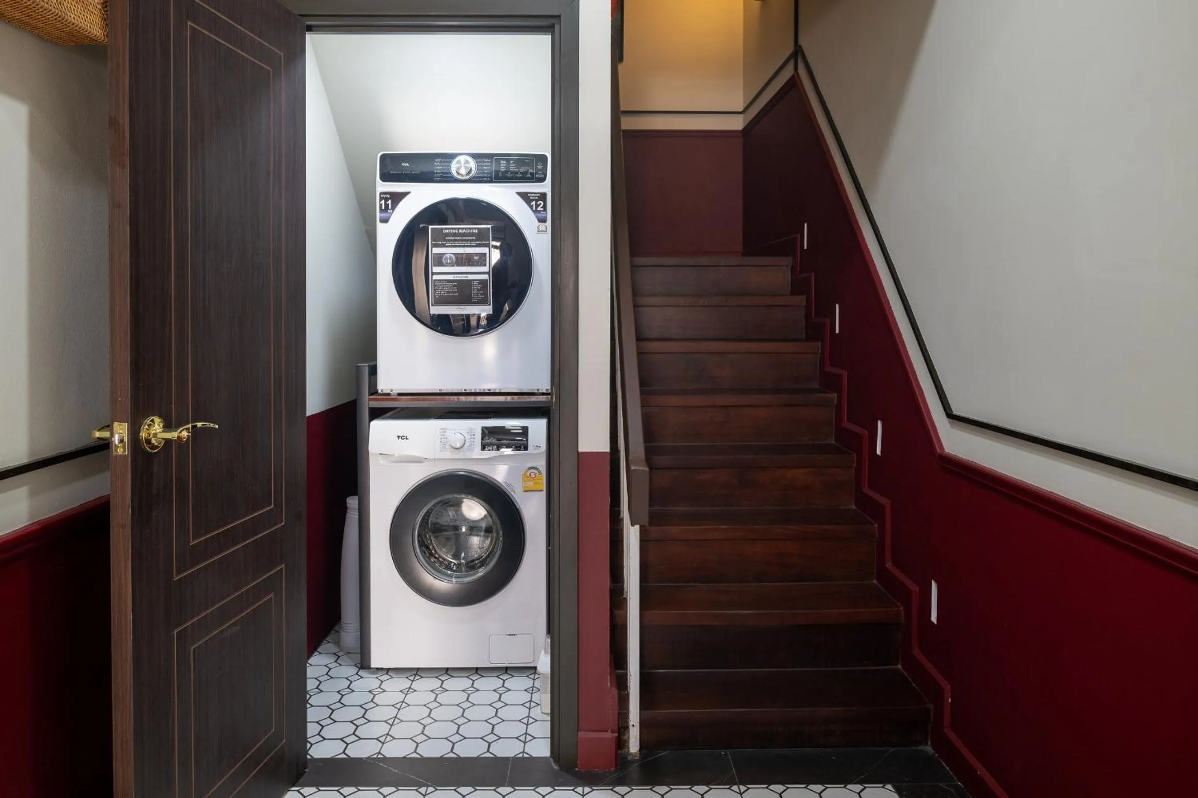 washing machine in Boutique hotel Axis Bangkok