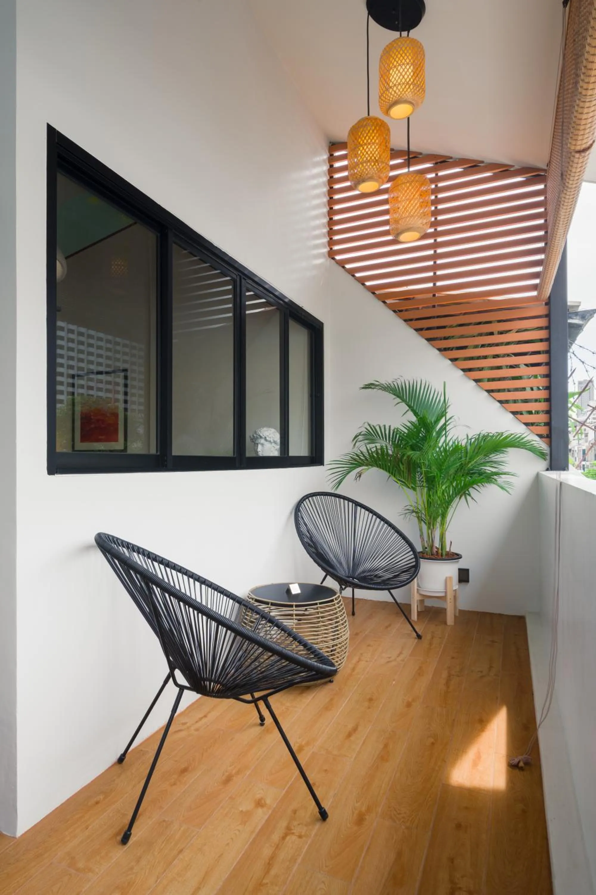 Patio in Boutique hotel Axis Bangkok