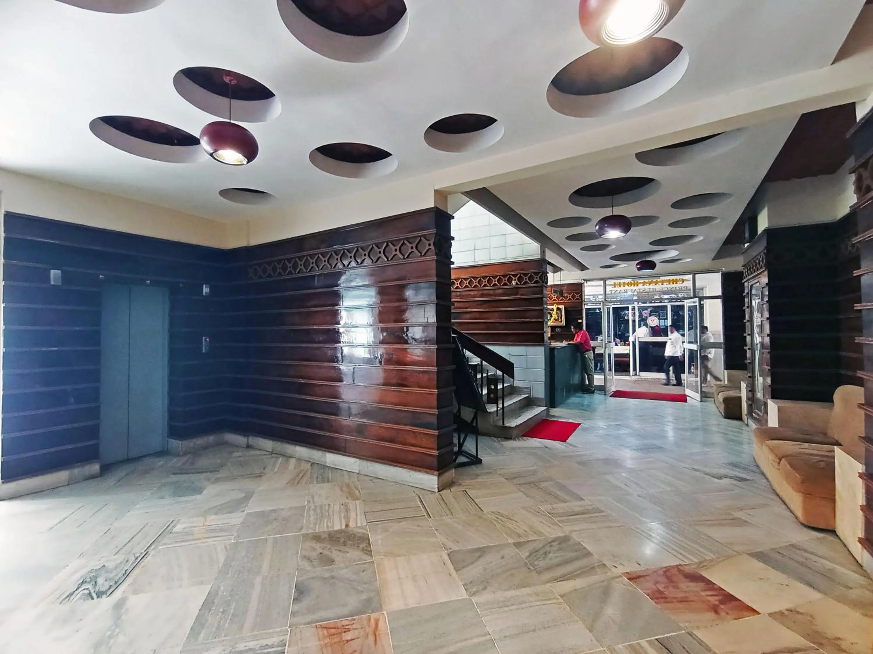 Lobby or reception in Hotel Chetana