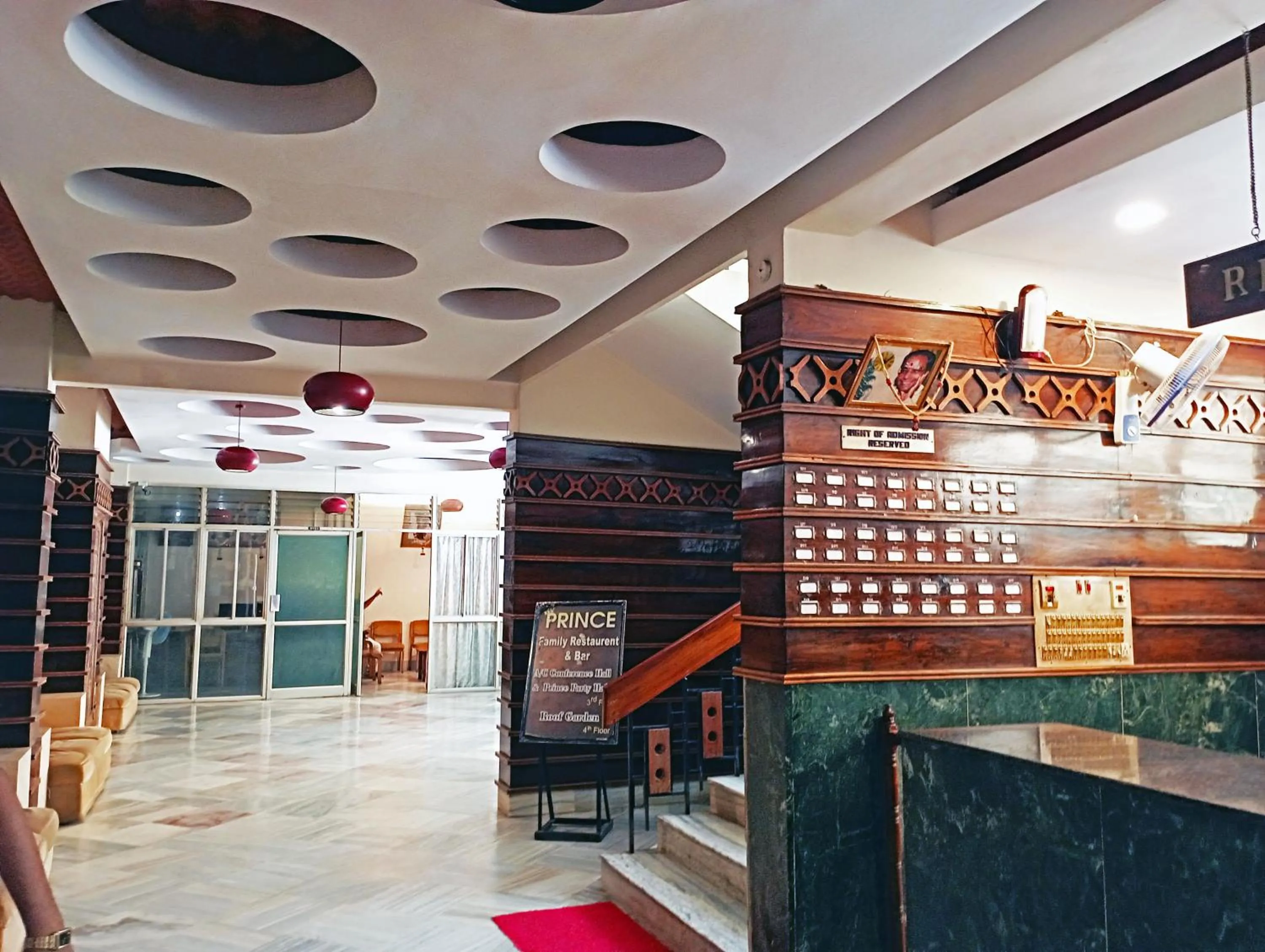 Lobby or reception in Hotel Chetana