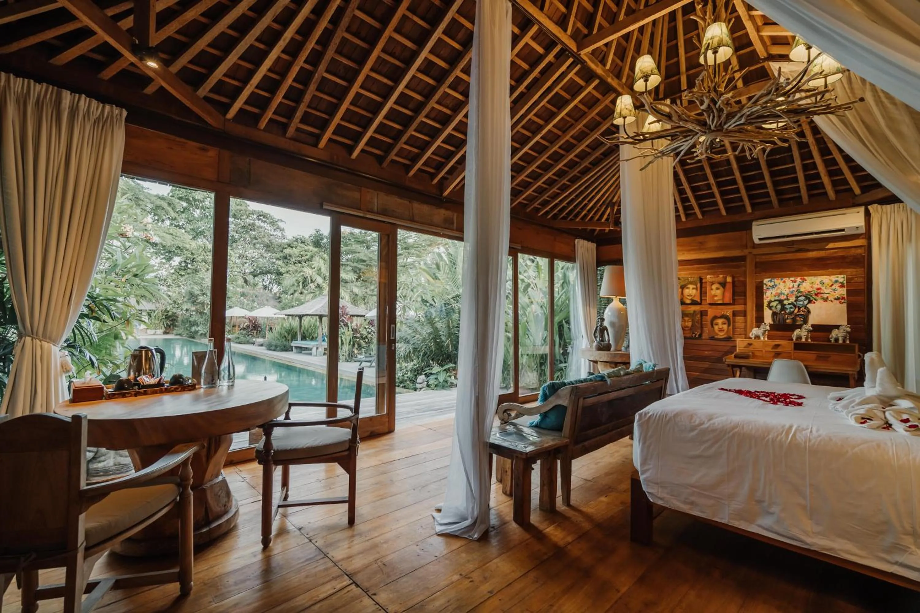 Balcony/Terrace, Bed in Kropak Canggu